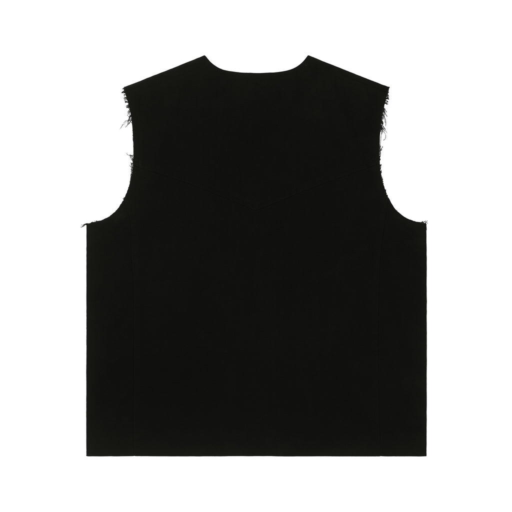 UL Cotton Vest 01 BLACK