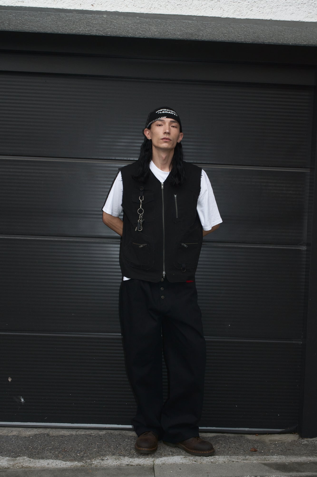 UL Cotton Vest 01 BLACK