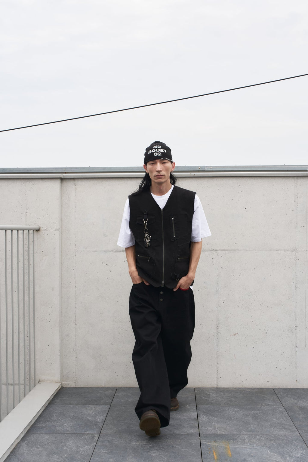 UL Cotton Vest 01 BLACK