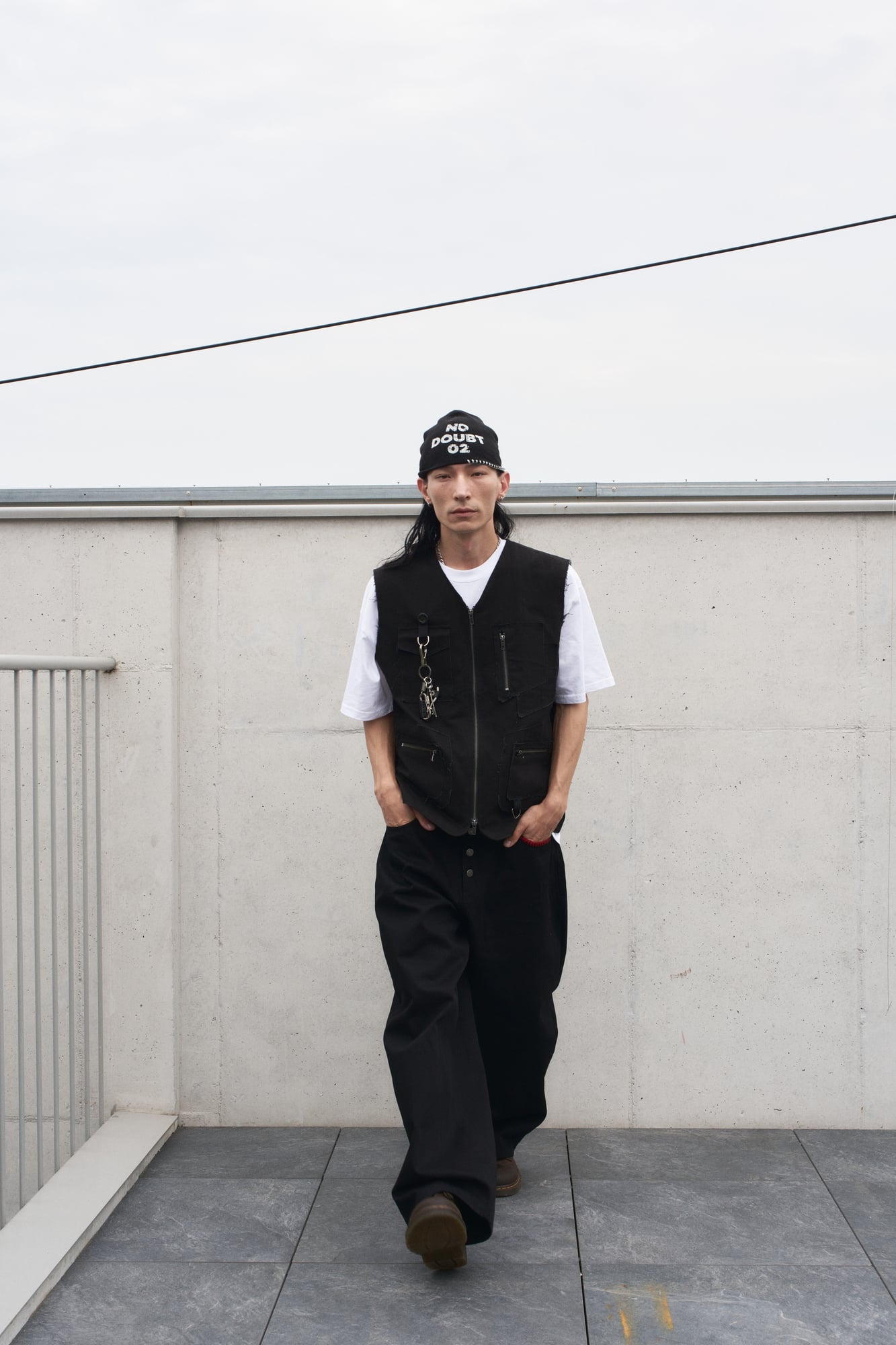 UL Cotton Vest 01 BLACK