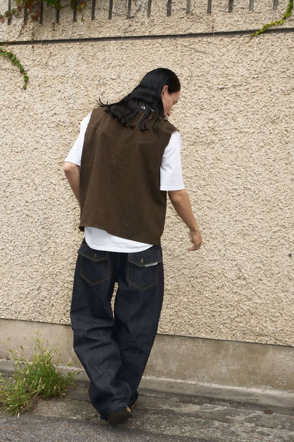 UL Cotton Vest 01 BROWN