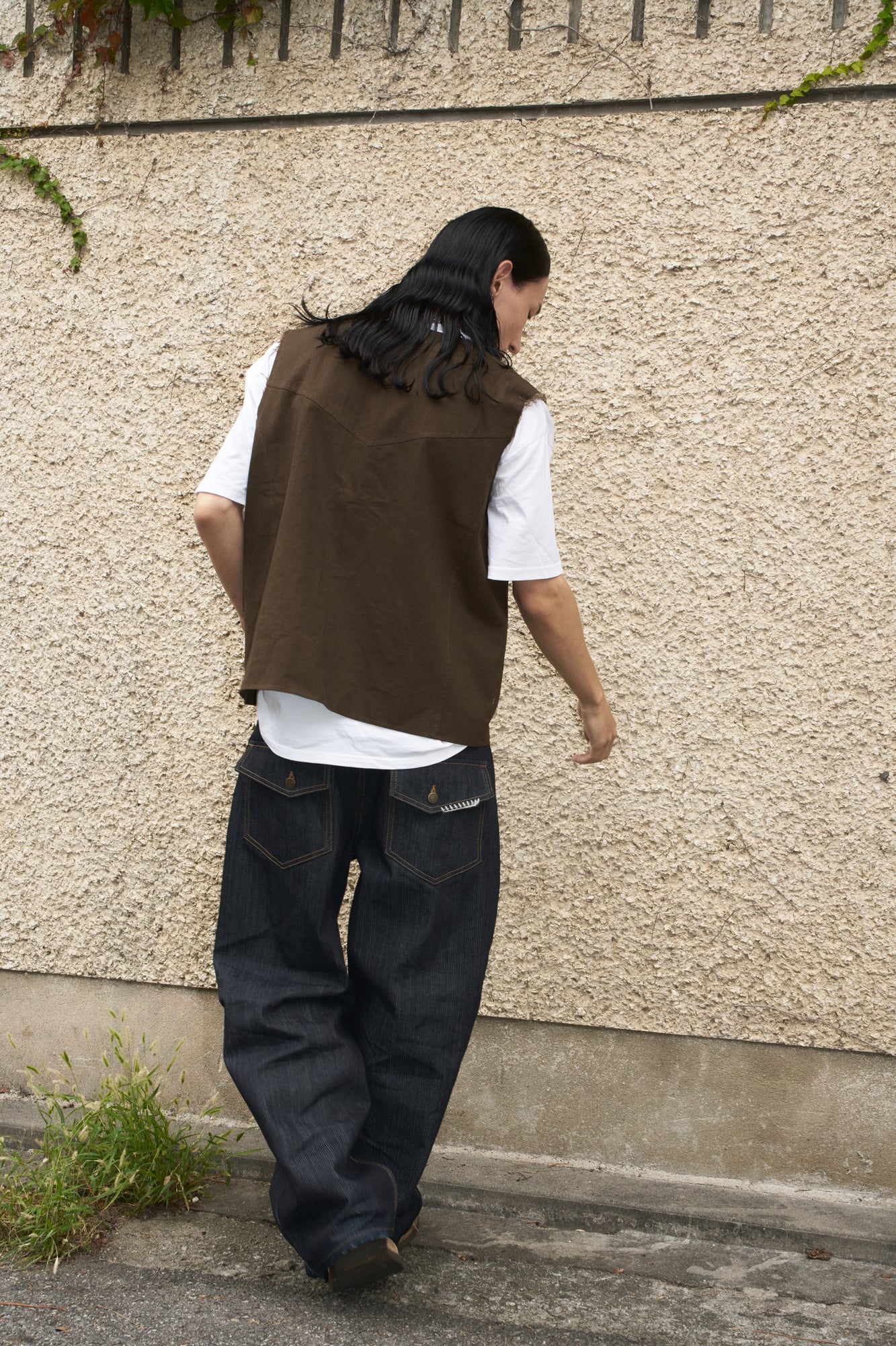 UL Cotton Vest 01 BROWN