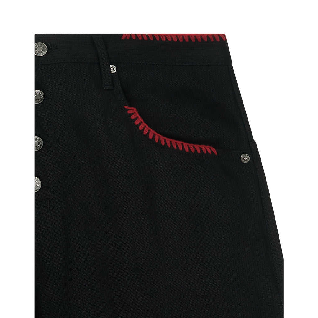 UL Denim Pants 01 BLACK