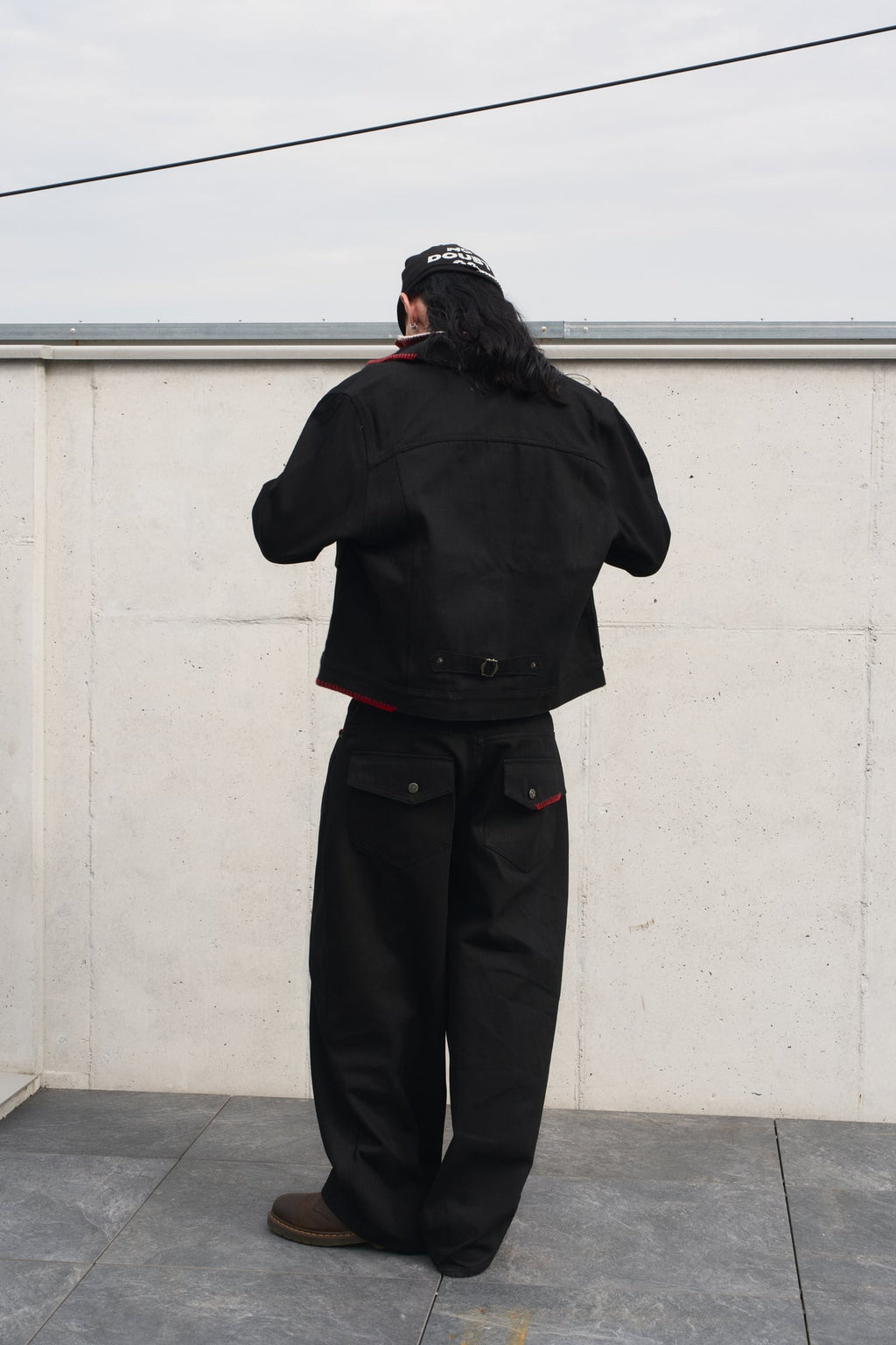 UL Denim Pants 01 BLACK
