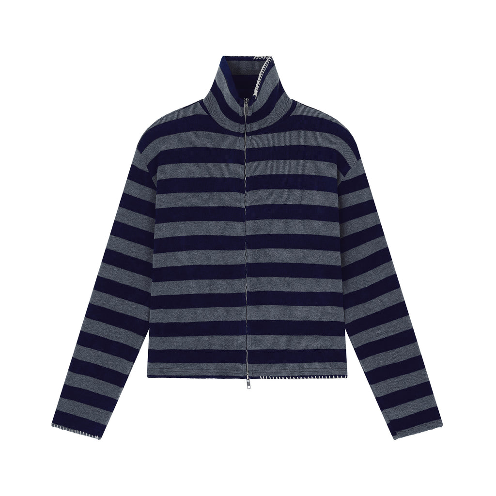 UL Knit Zip-Up 01 BLUE