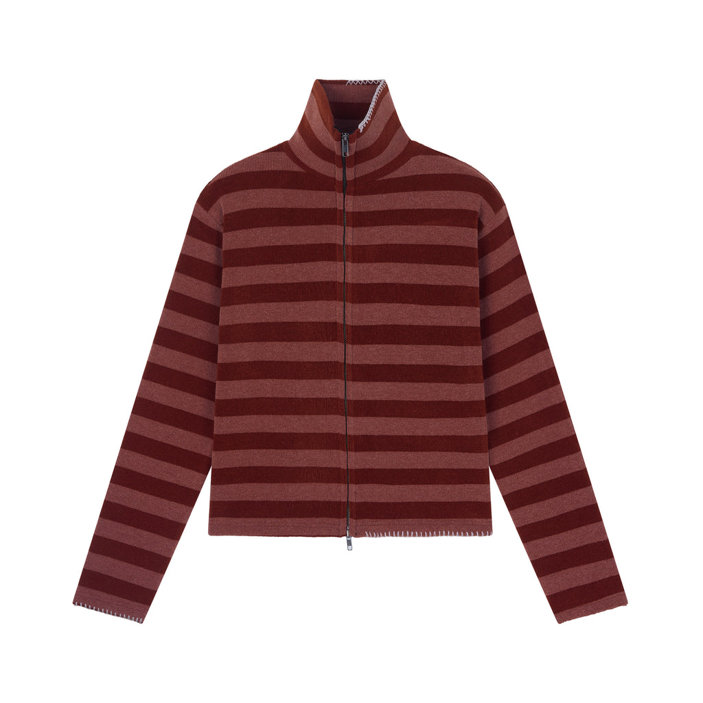 UL Knit Zip-Up 01 RED