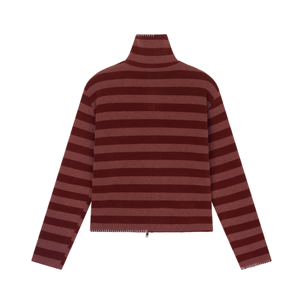 UL Knit Zip-Up 01 RED