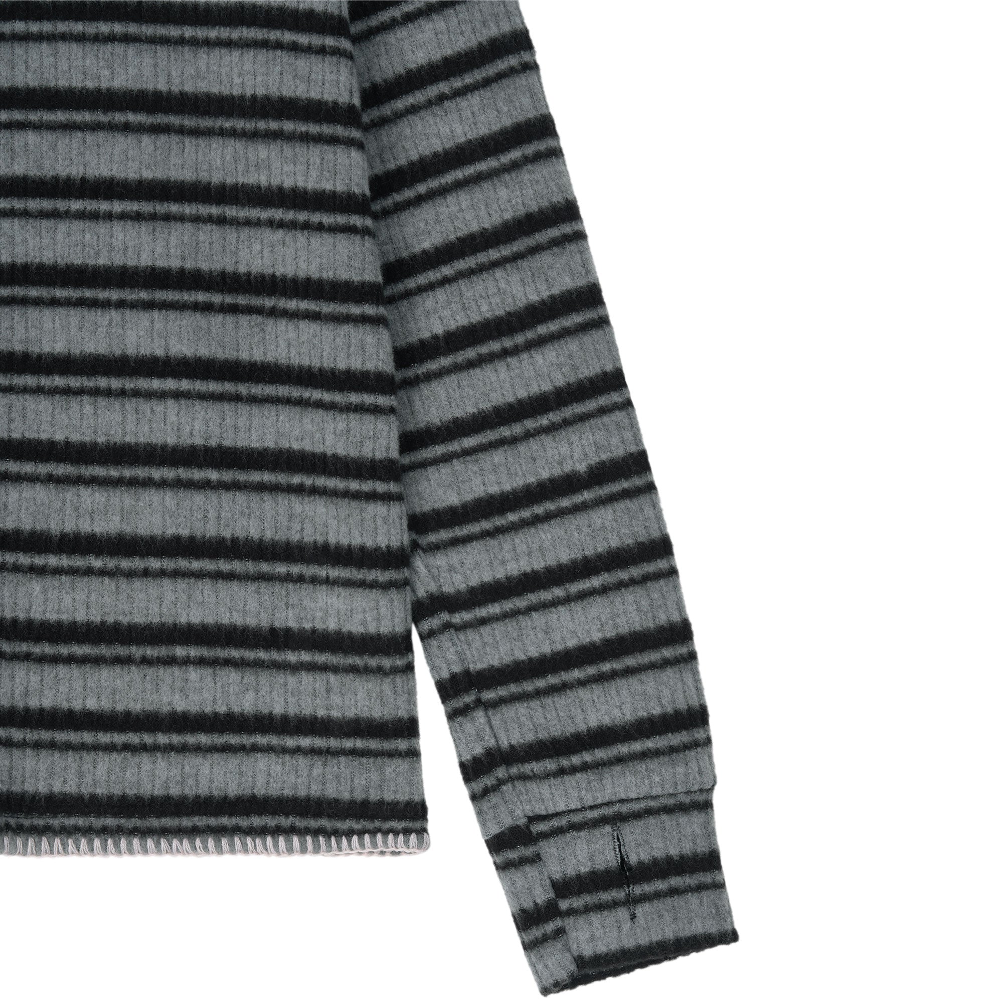 UL Knit Zip Hoodie 02 BLACK