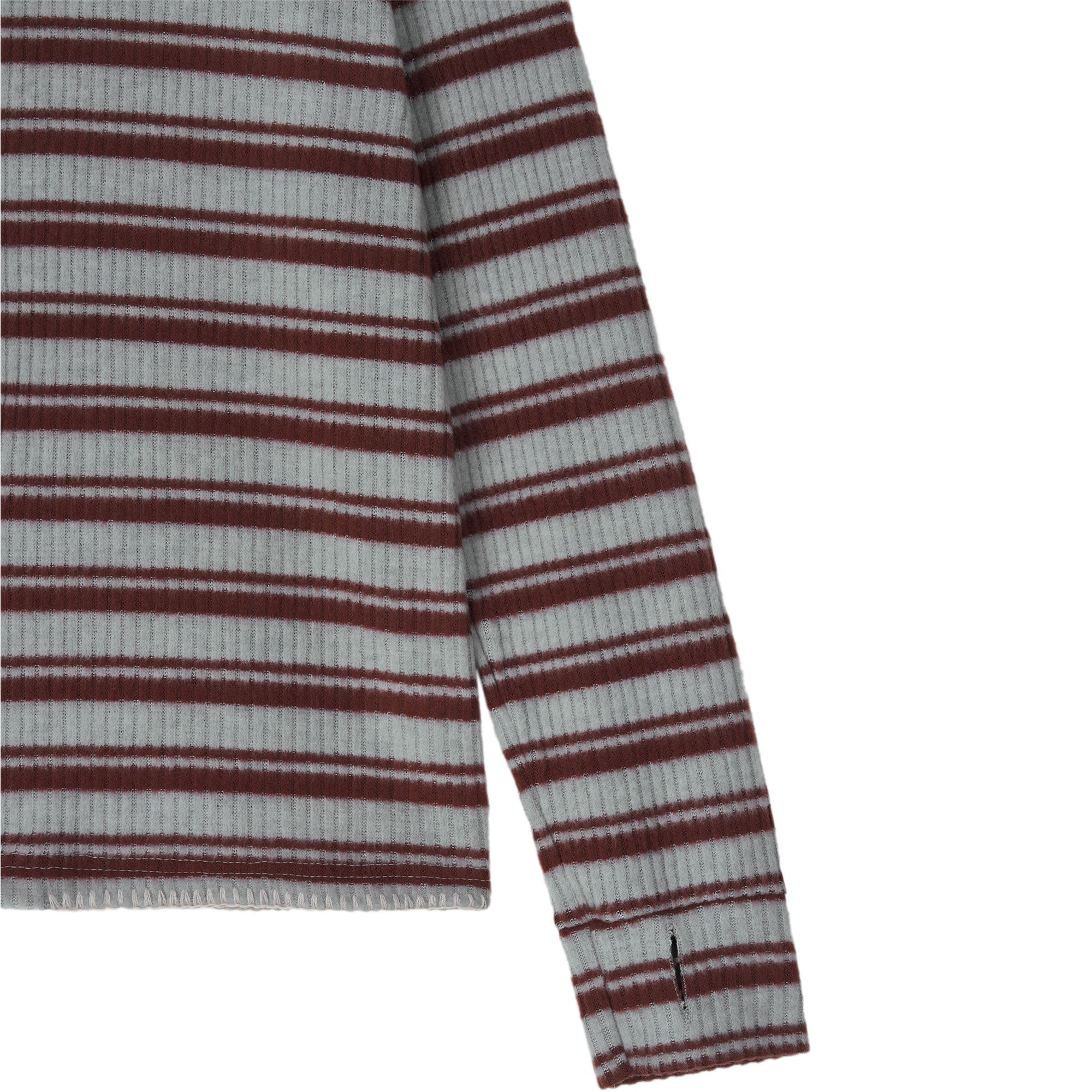 UL Knit Zip Hoodie 02 BROWN