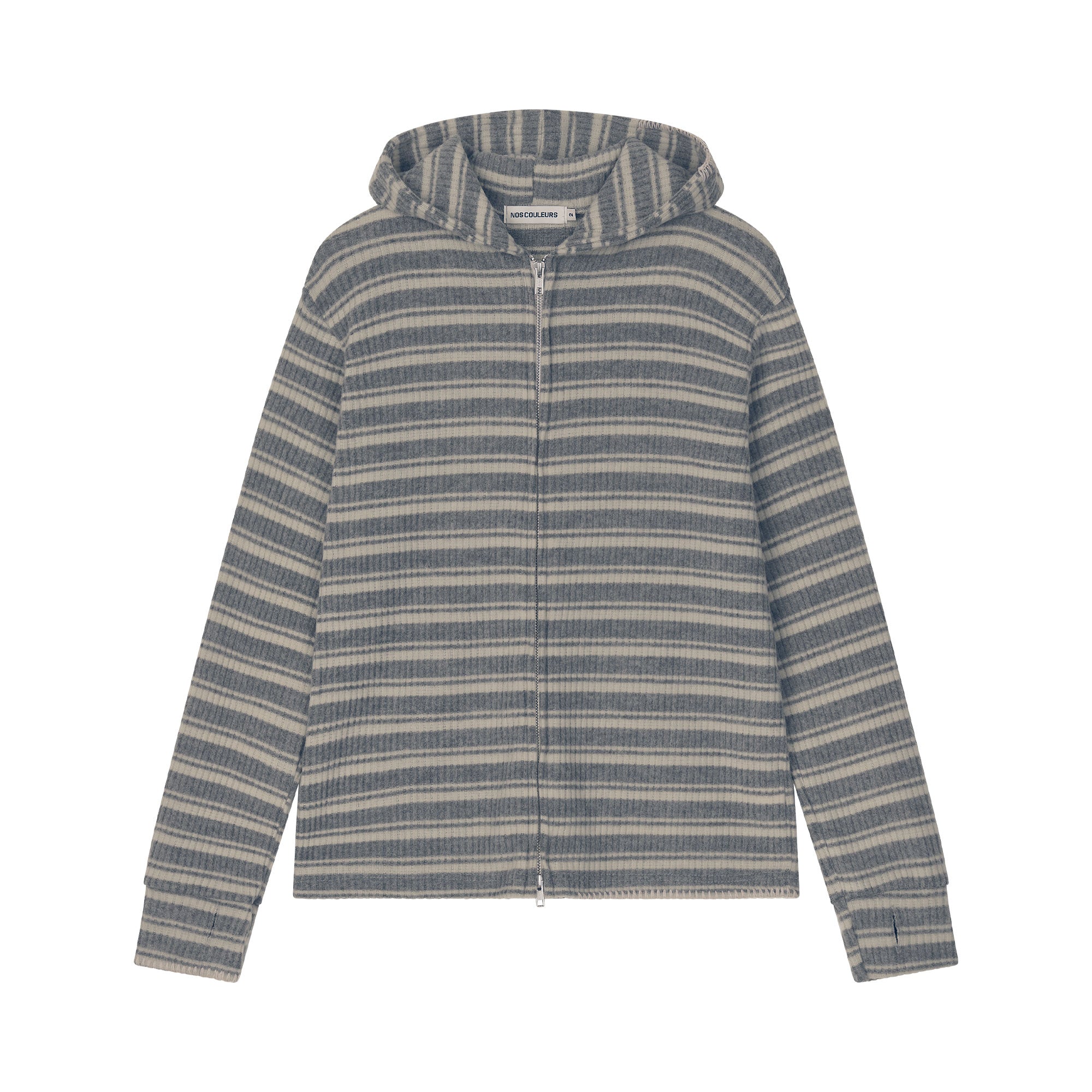 UL Knit Zip Hoodie 02 LIGHT GREY