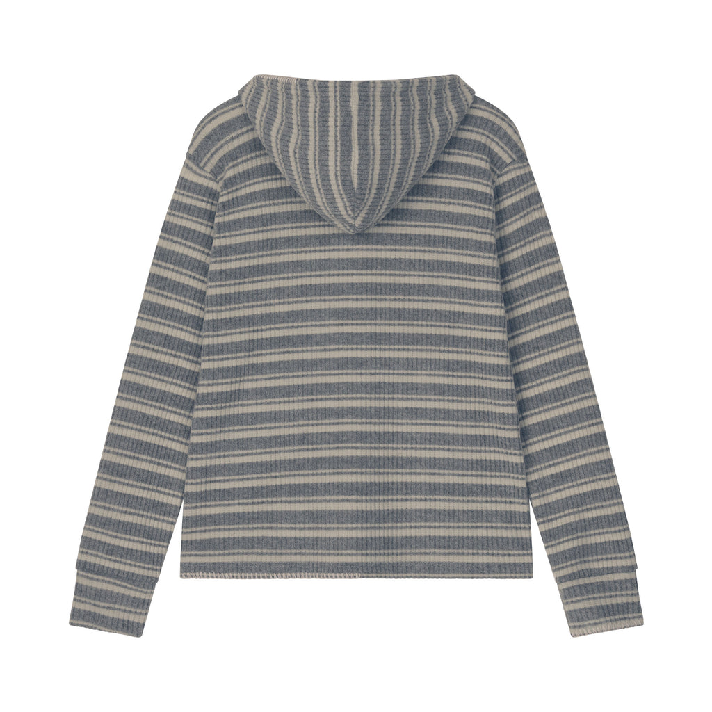 UL Knit Zip Hoodie 02 LIGHT GREY