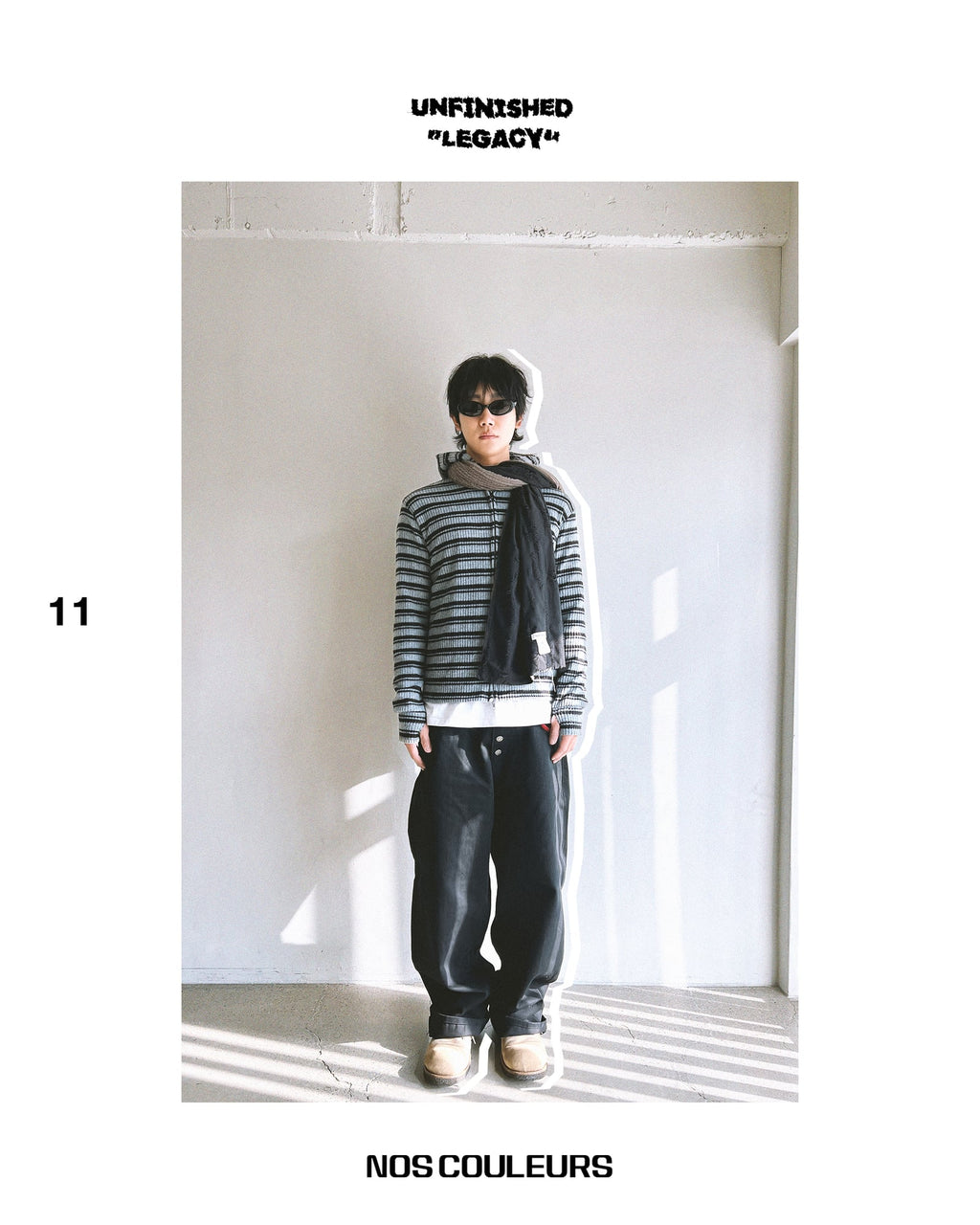 UL Knit Zip Hoodie 02 BLACK