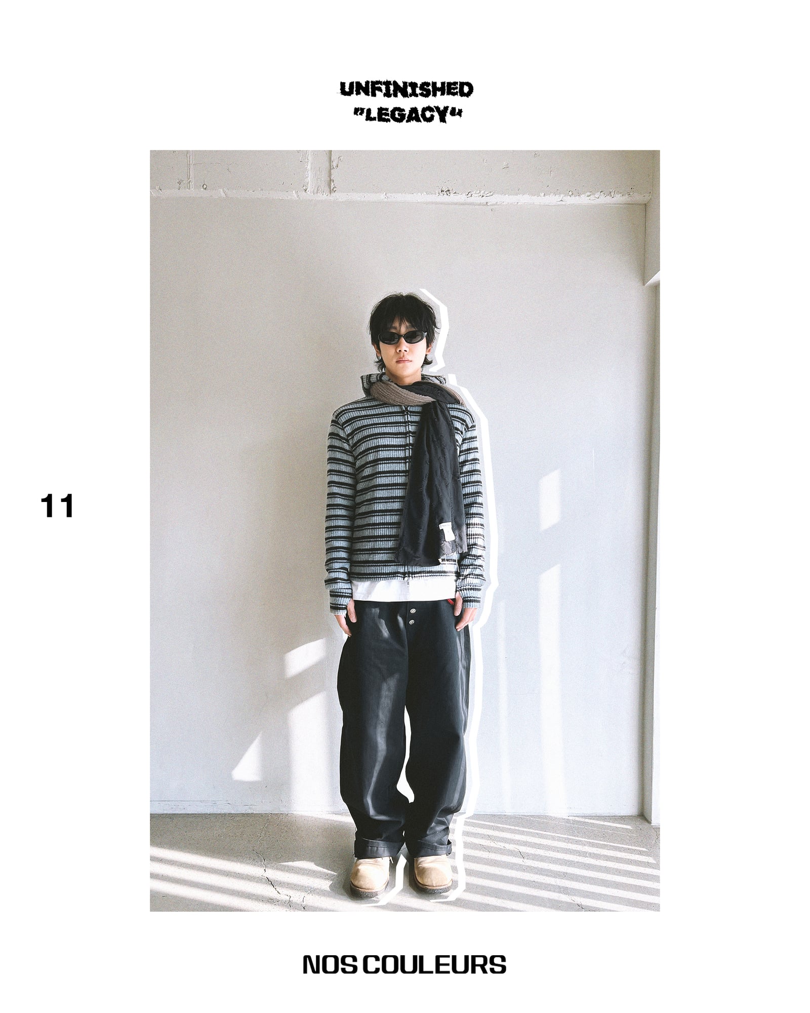 UL Knit Zip Hoodie 02 BLACK