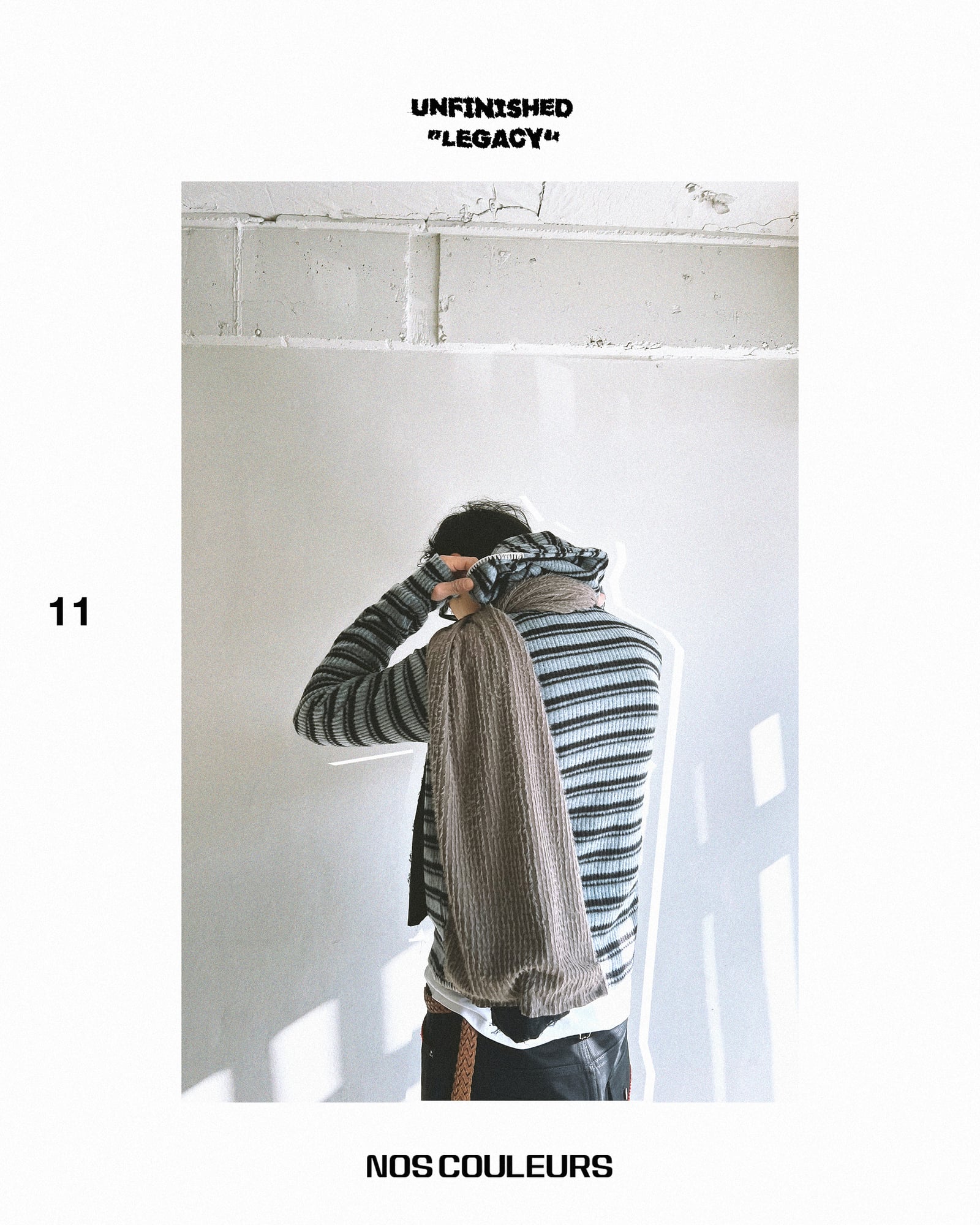 UL Knit Zip Hoodie 02 BLACK