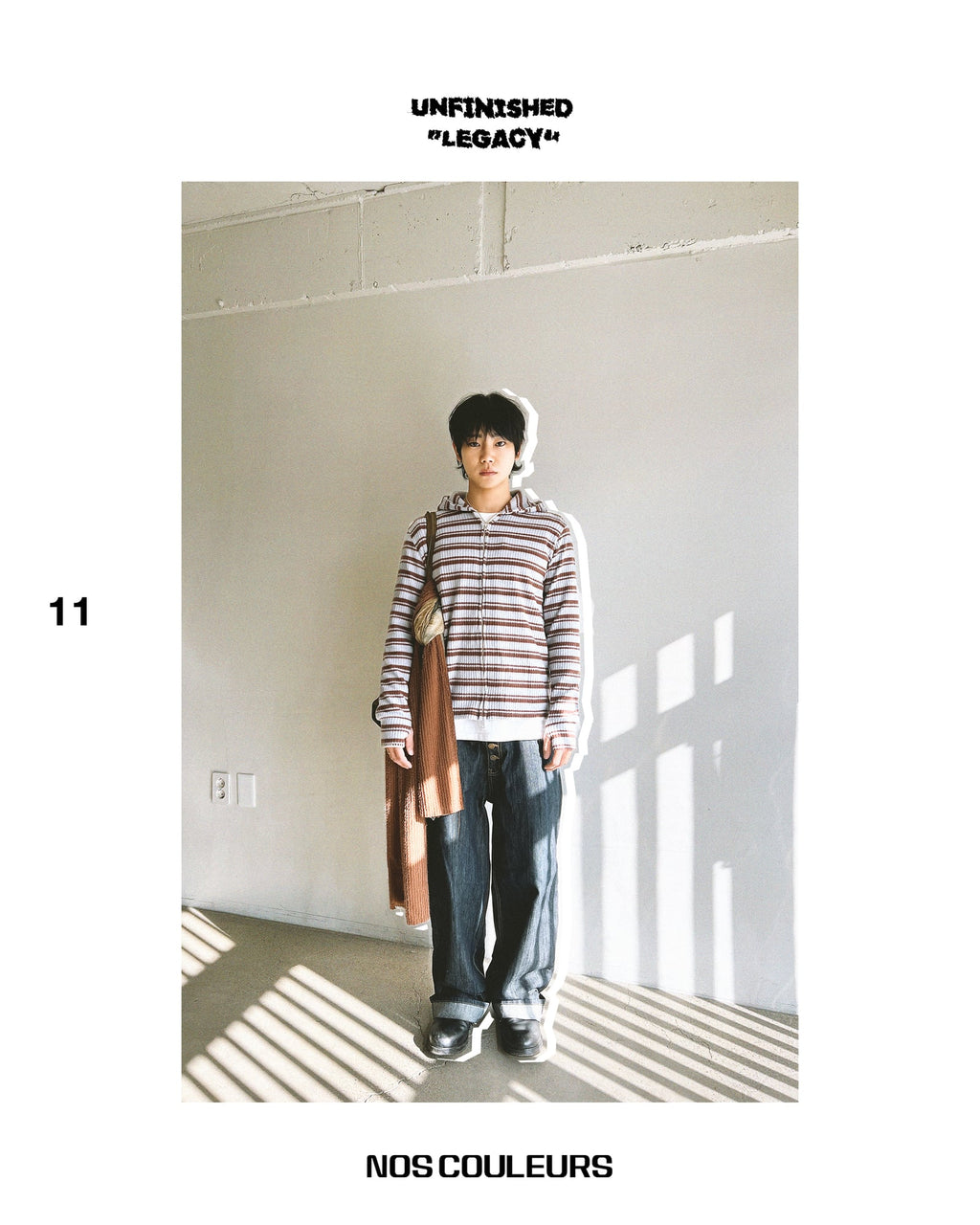 UL Knit Zip Hoodie 02 BROWN