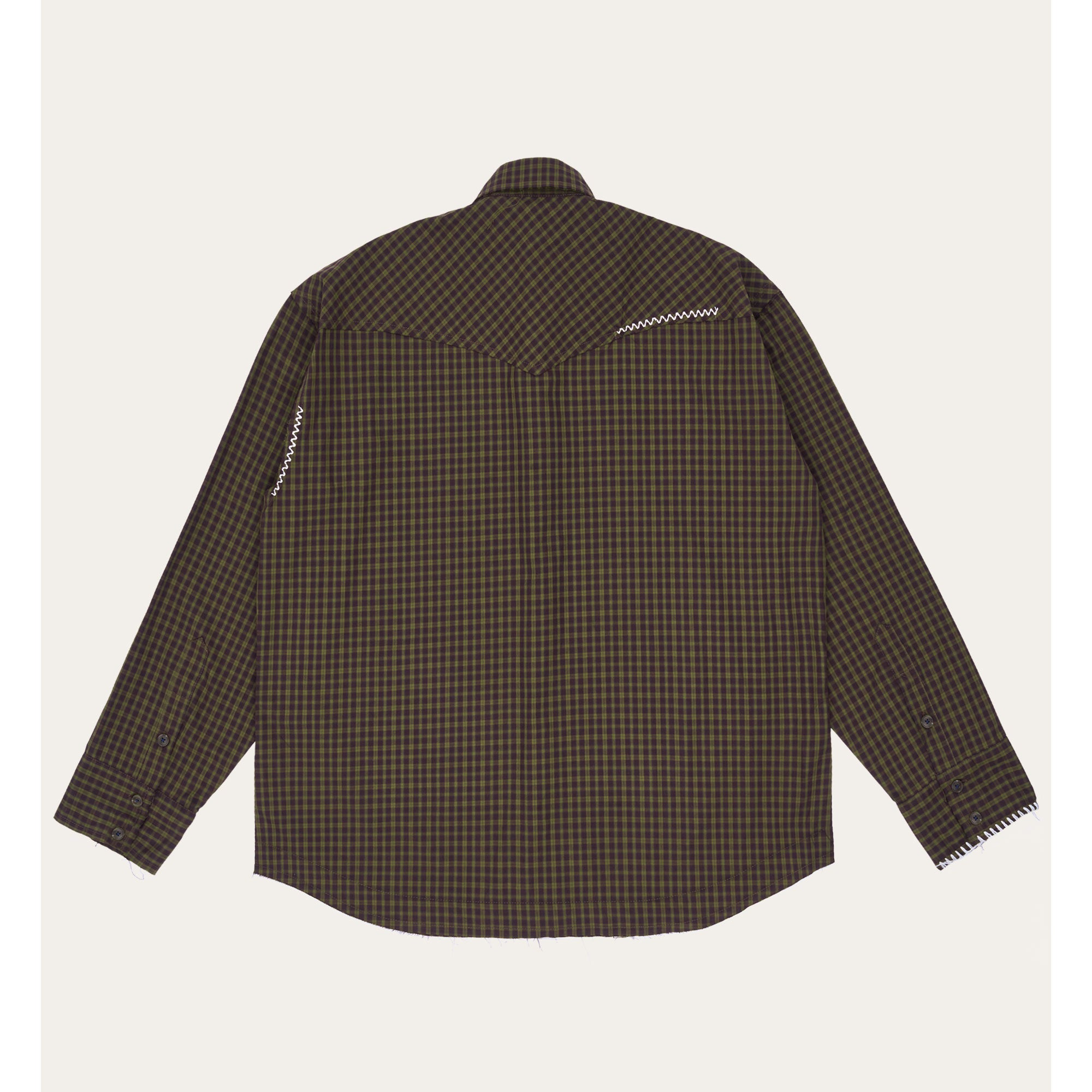 UL Check Shirt 02 BROWN