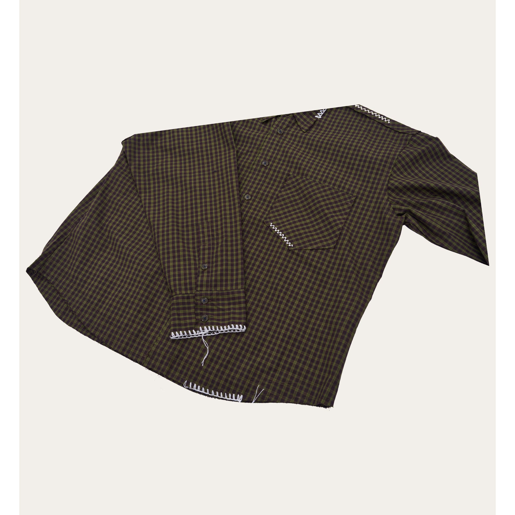 UL Check Shirt 02 BROWN
