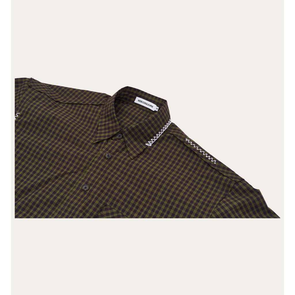 UL Check Shirt 02 BROWN