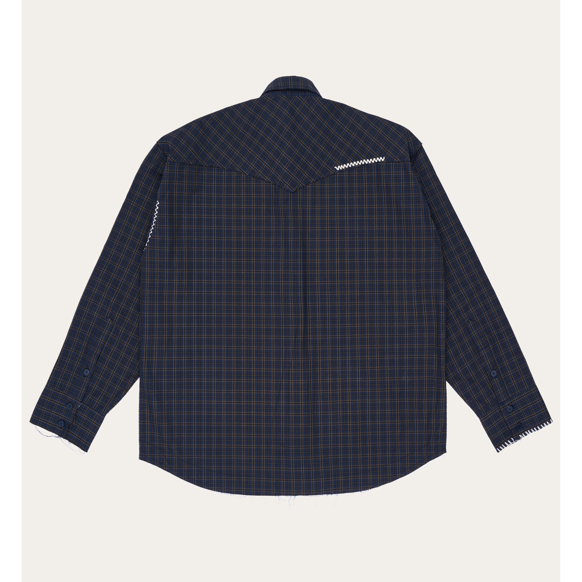 UL Check Shirt 02 NAVY