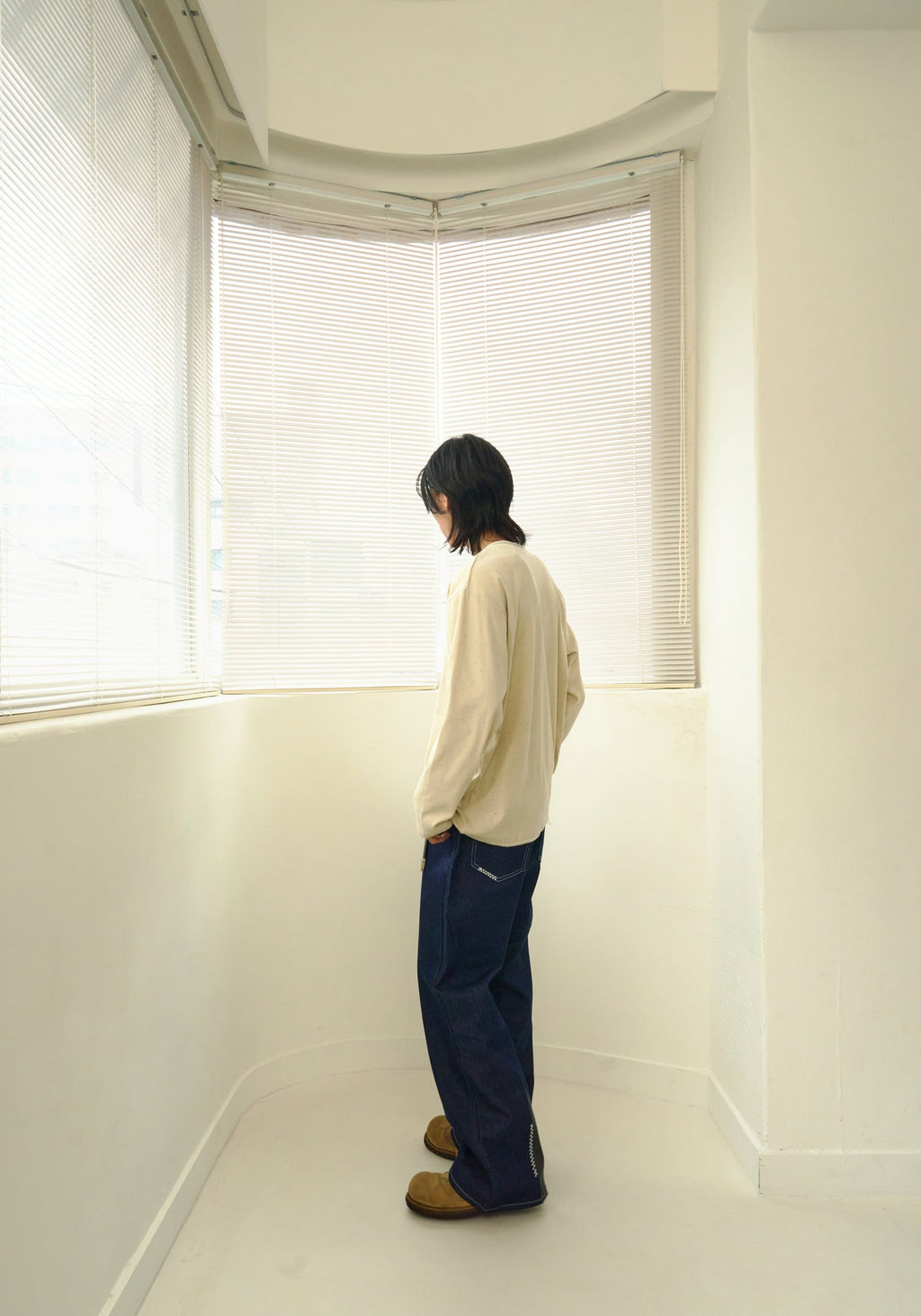 UL LS T-Shirt 03 BEIGE