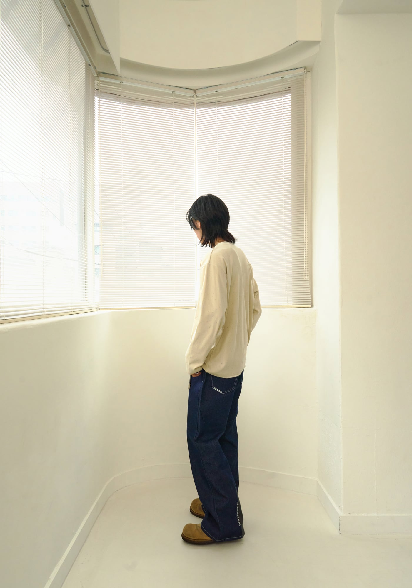 UL LS T-Shirt 03 BEIGE