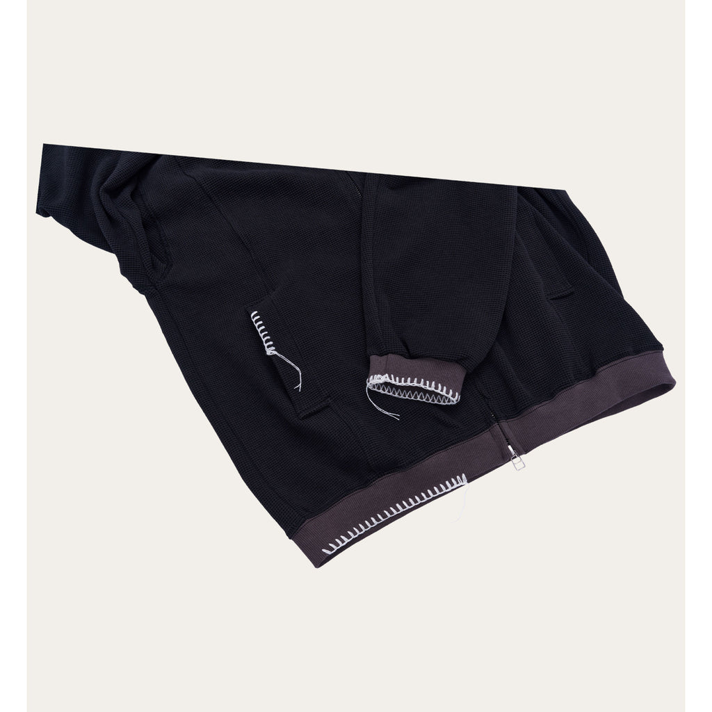 UL Thermal Zip Hoodie 01 BLACK
