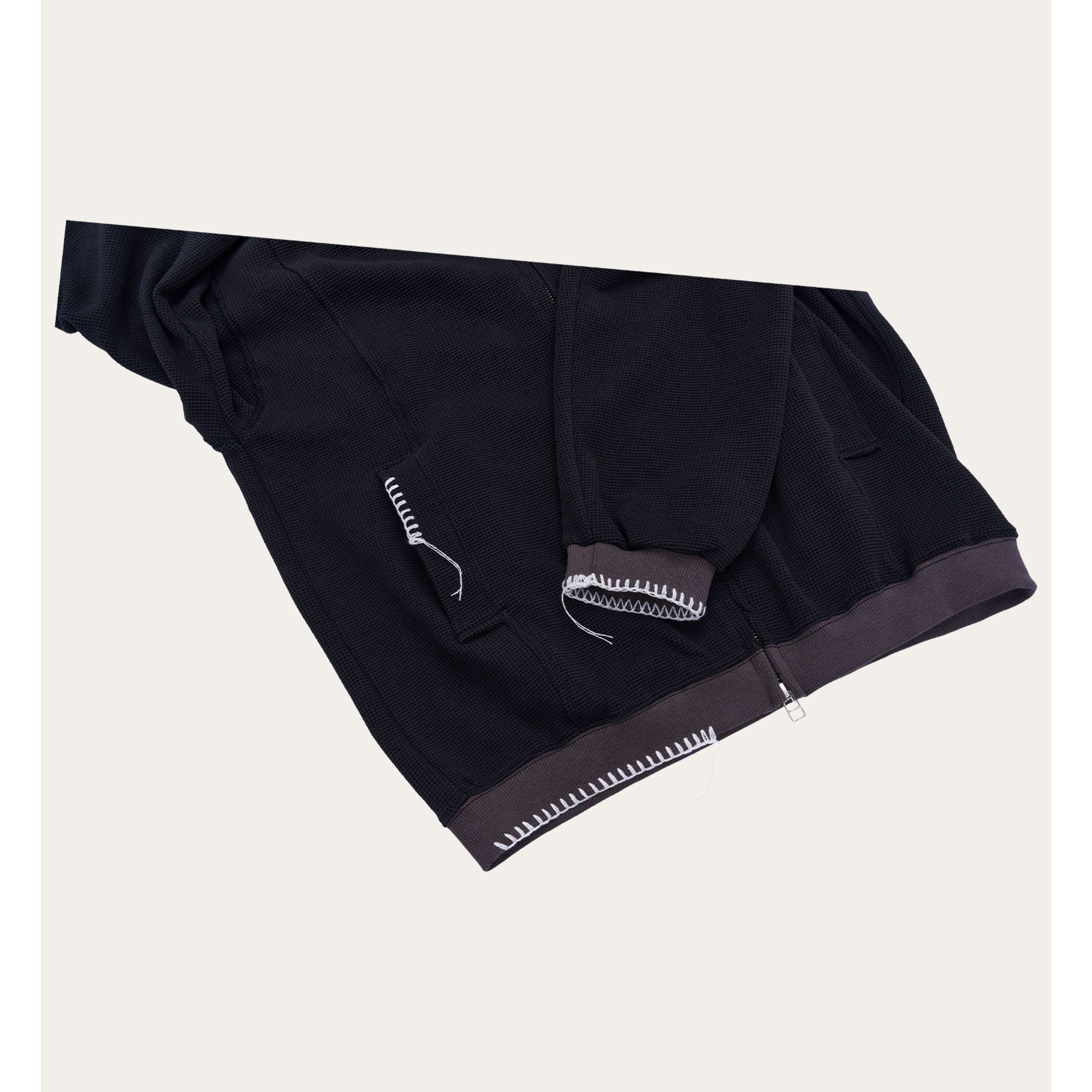 UL Thermal Zip Hoodie 01 BLACK
