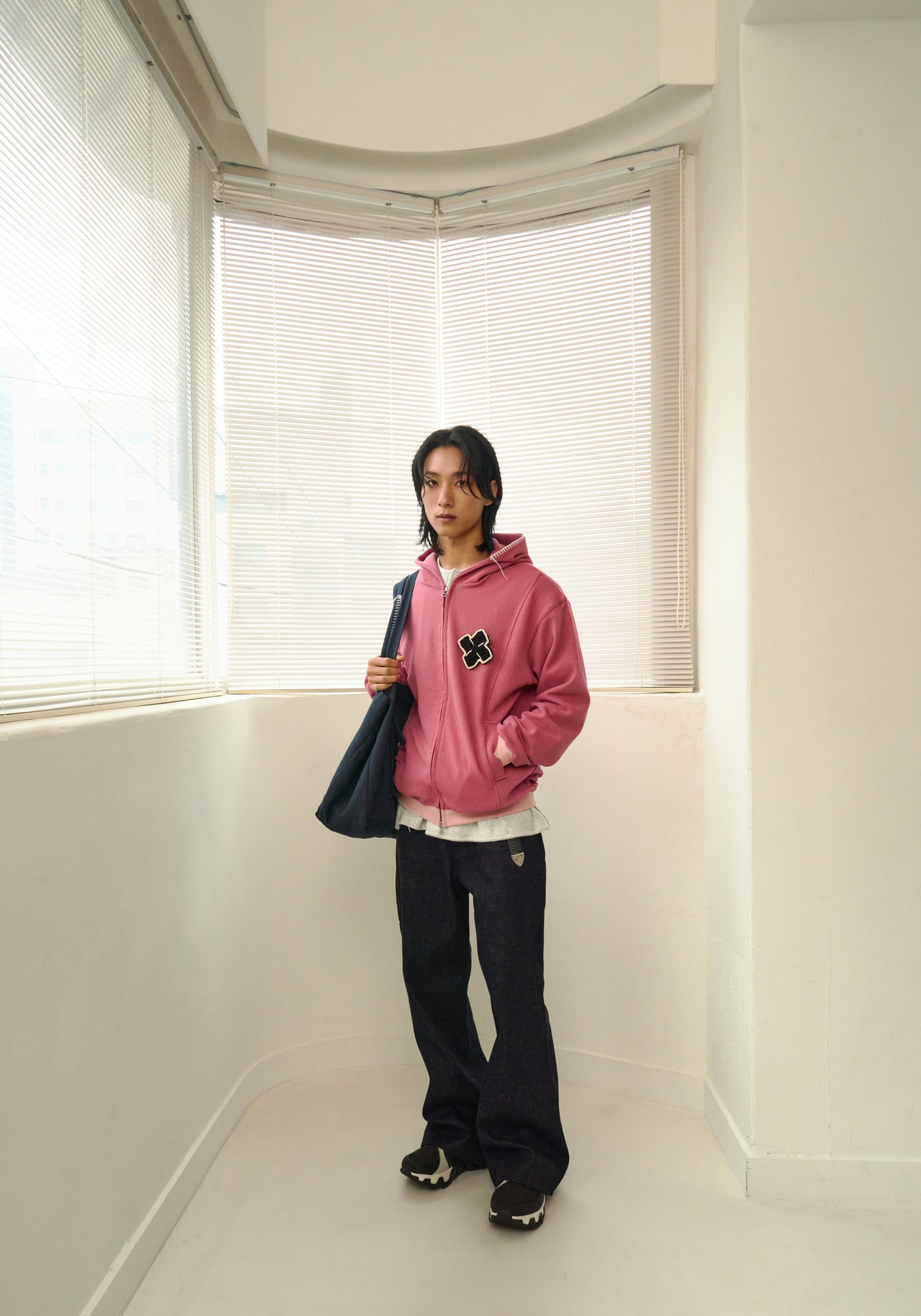 UL Thermal Zip Hoodie 01 PINK