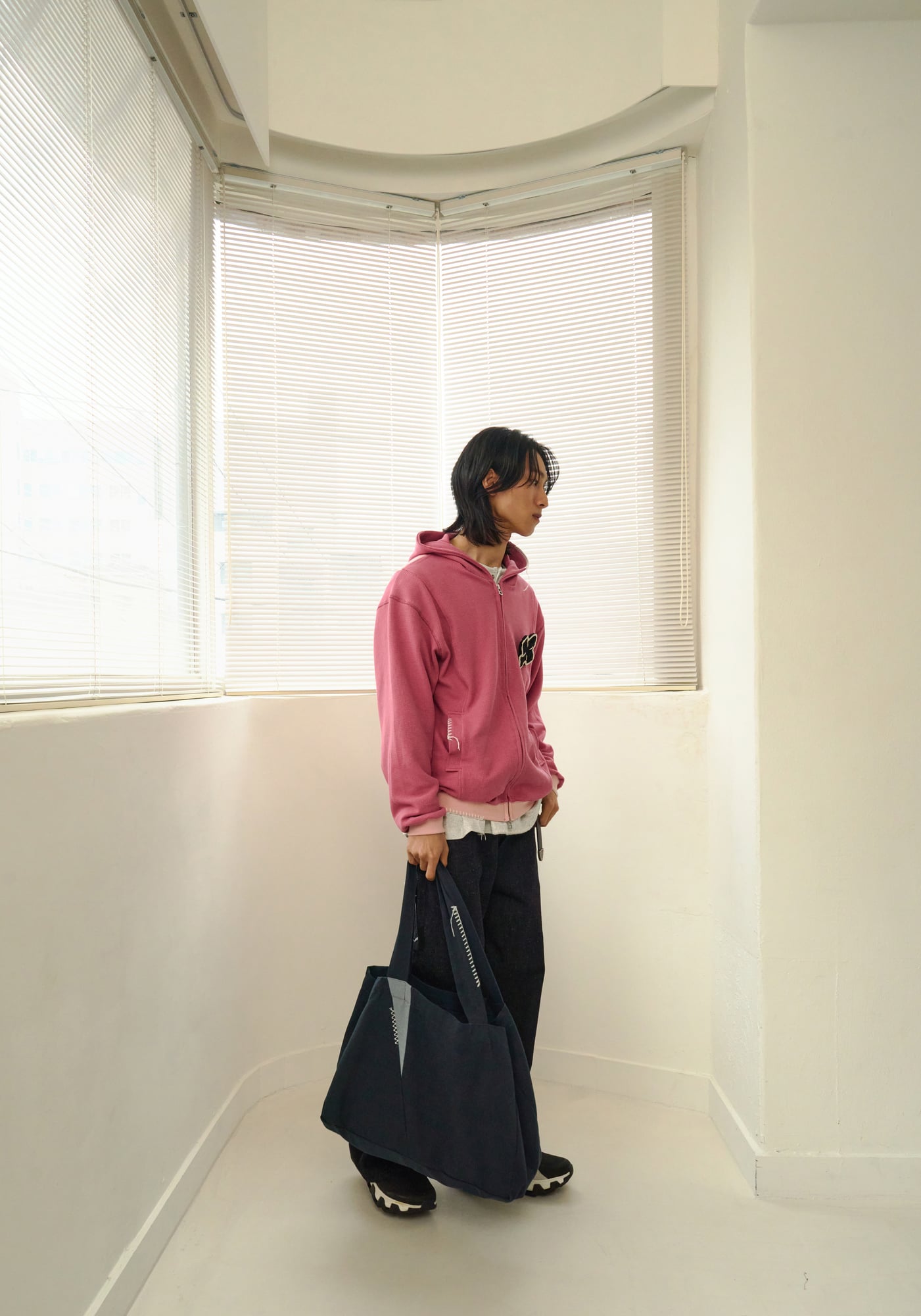 UL Thermal Zip Hoodie 01 PINK
