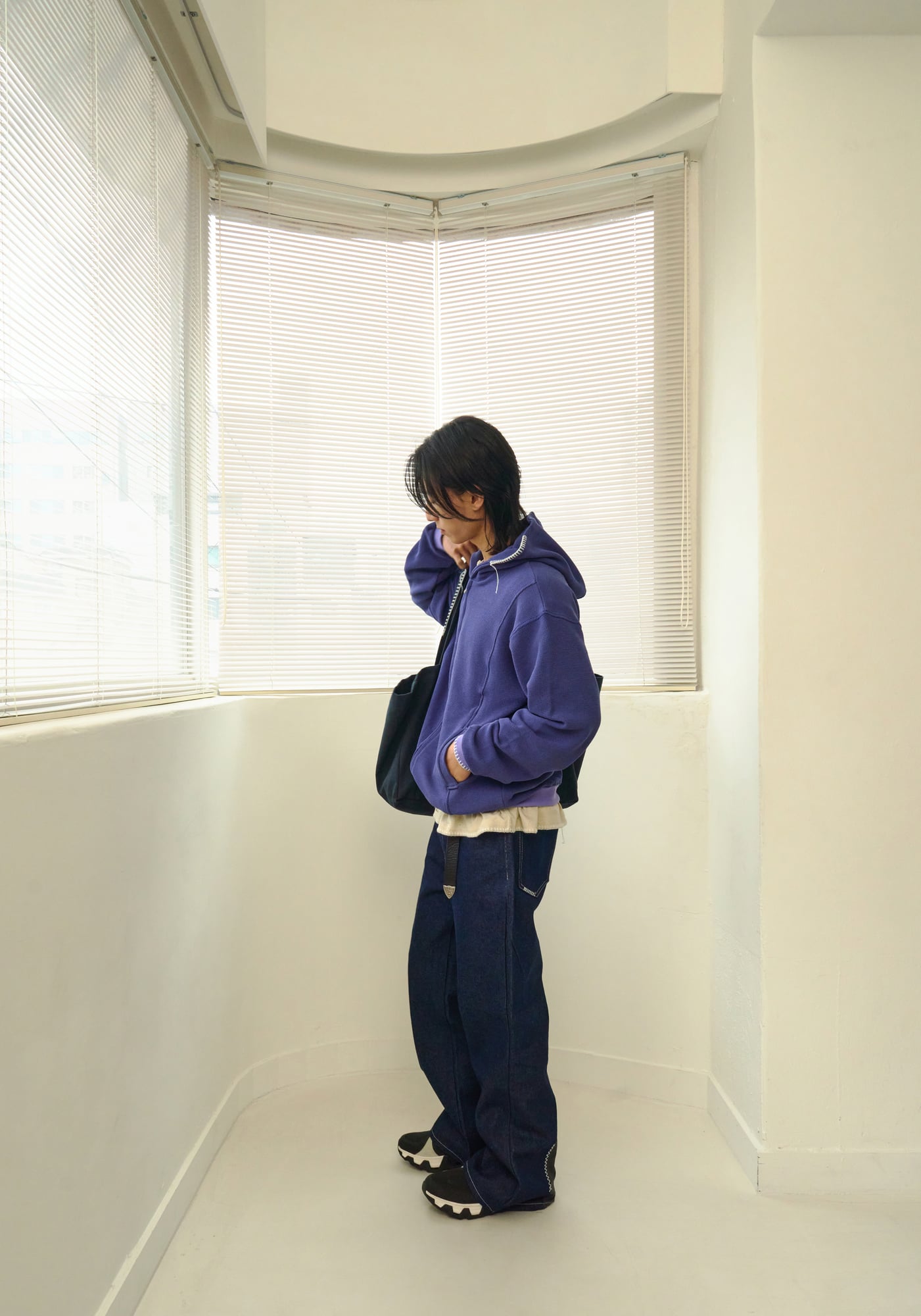 UL Thermal Zip Hoodie 01 PURPLE