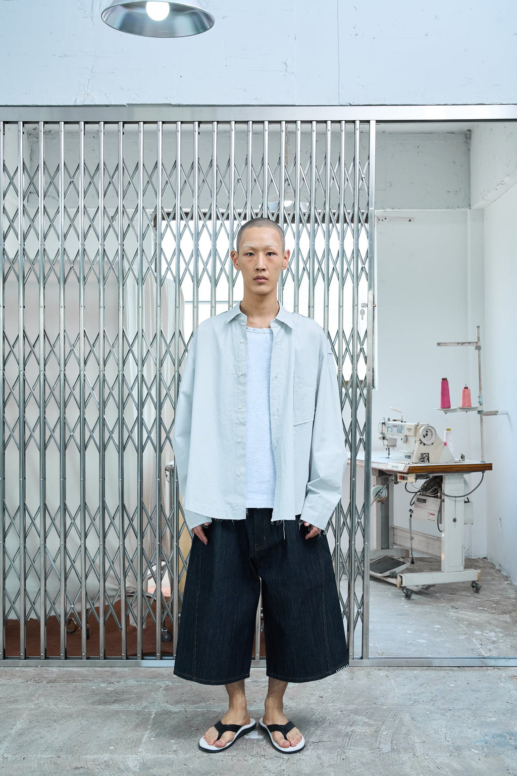 UL Cotton Shirts 03 Light Grey