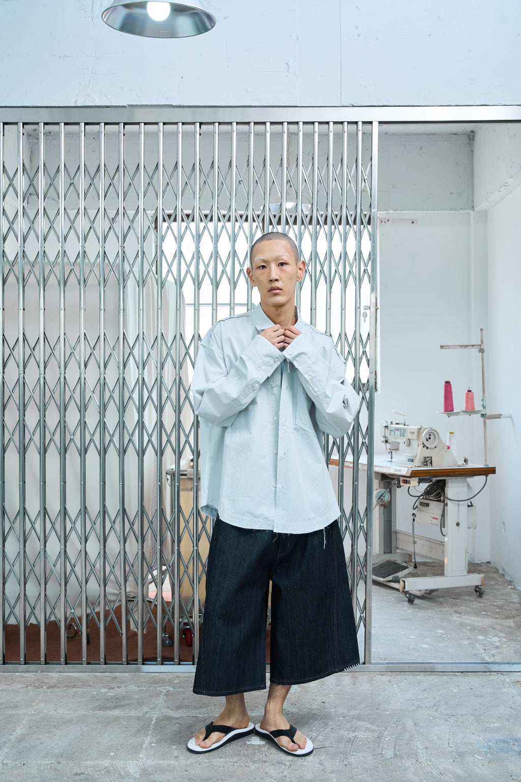 UL Cotton Shirts 03 Light Grey