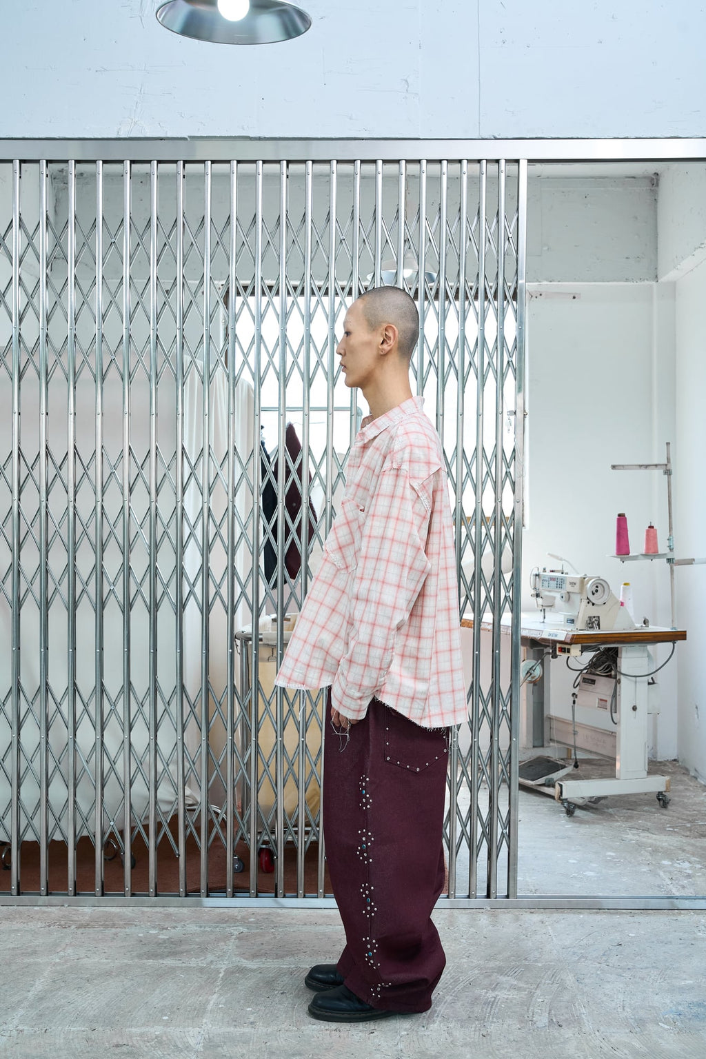 UL Check Shirts 04 Peach