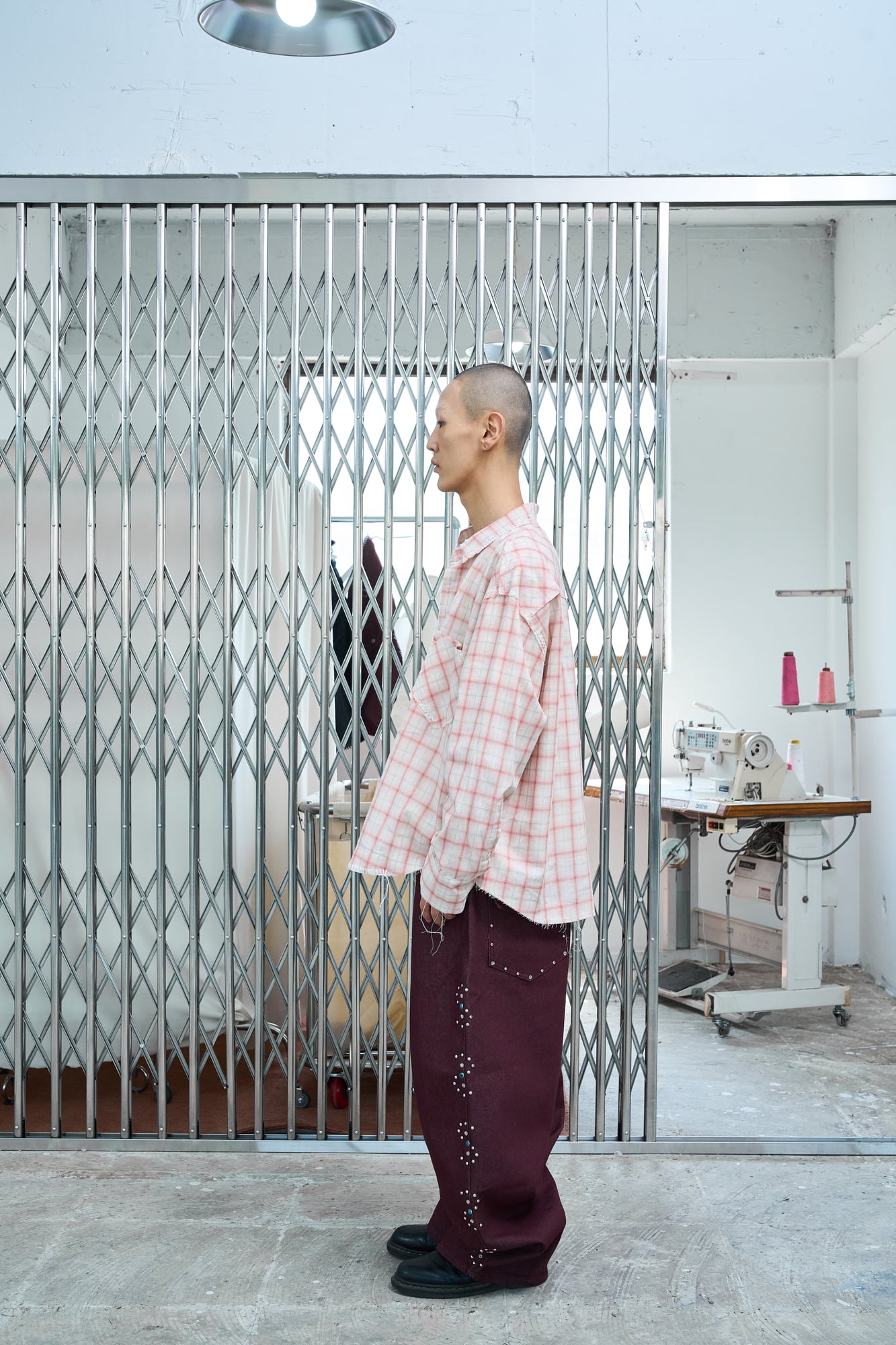 UL Check Shirts 04 Peach
