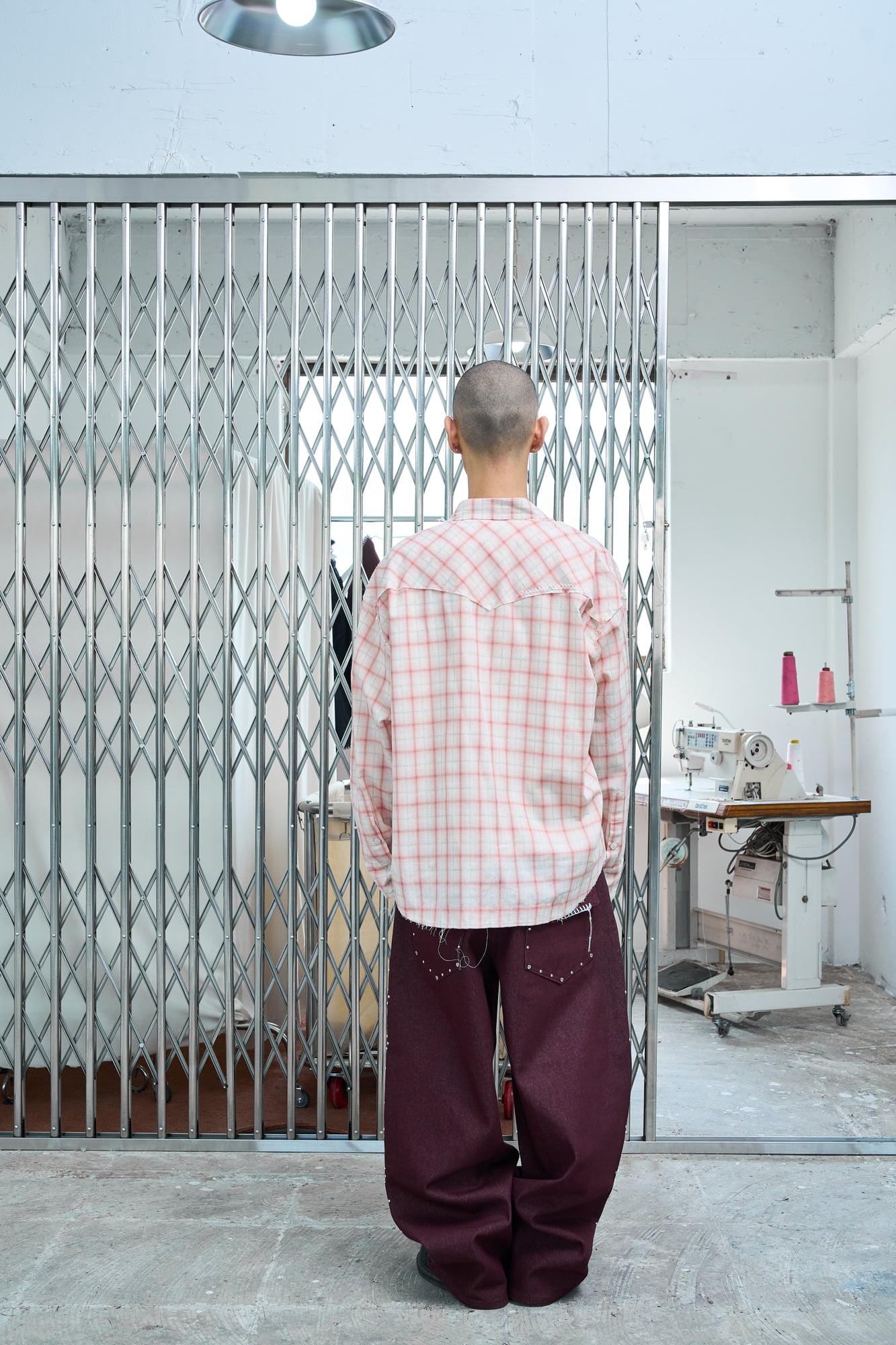 UL Check Shirts 04 Peach