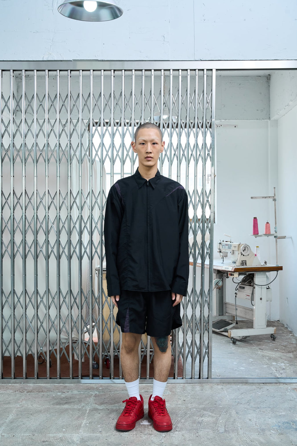 UL Nylon Shirts 05 Black