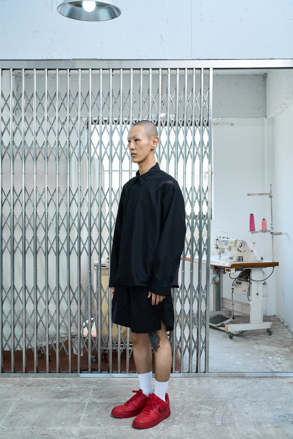 UL Nylon Shirts 05 Black