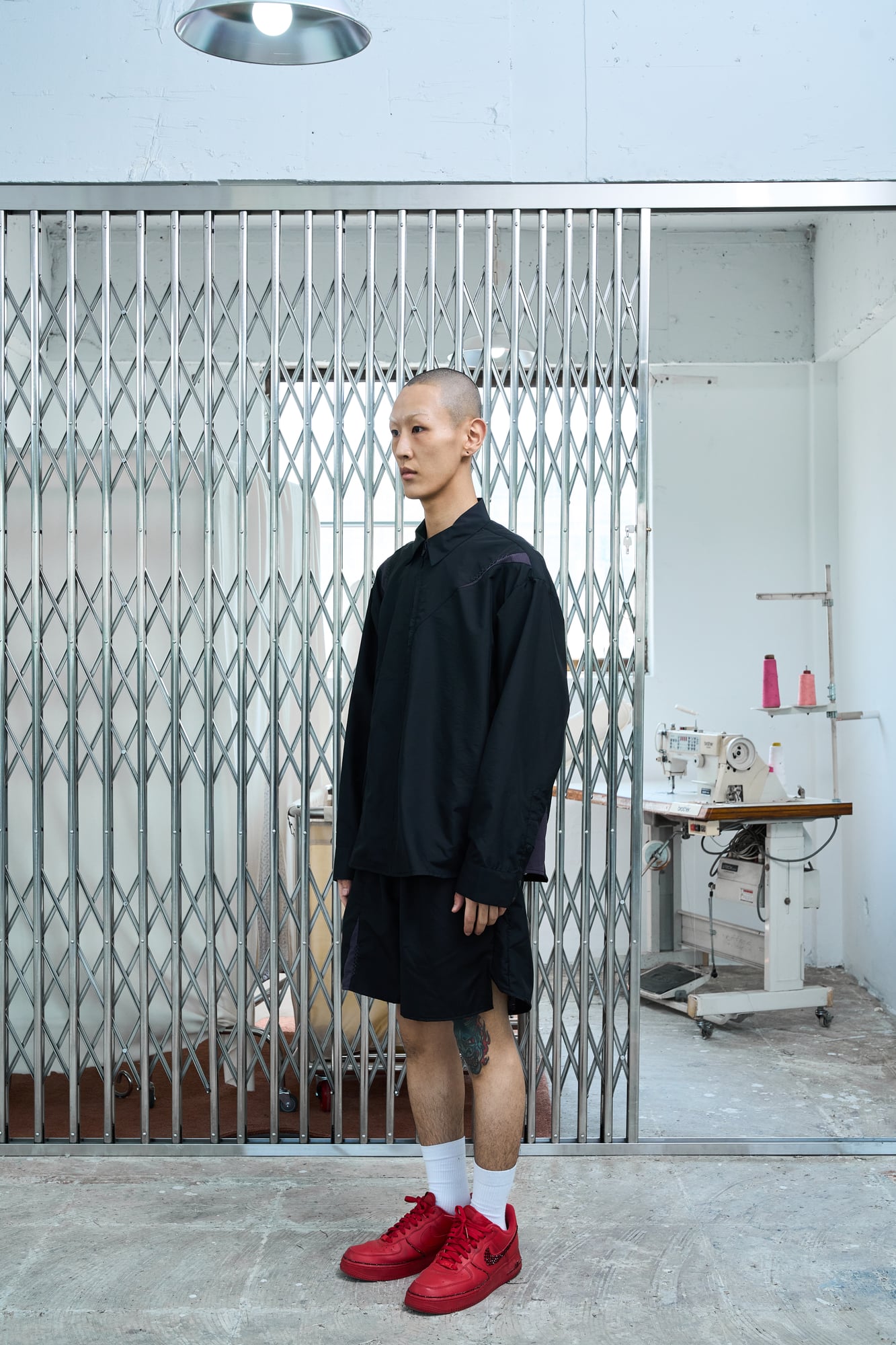 UL Nylon Shirts 05 Black