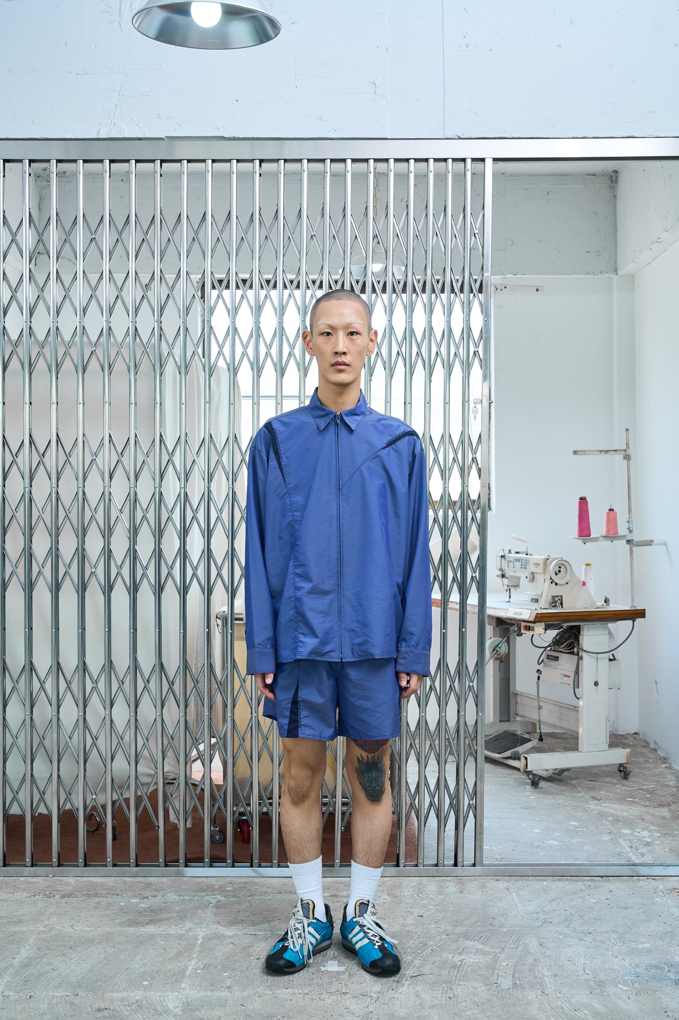 UL Nylon Shirts 05 Blue