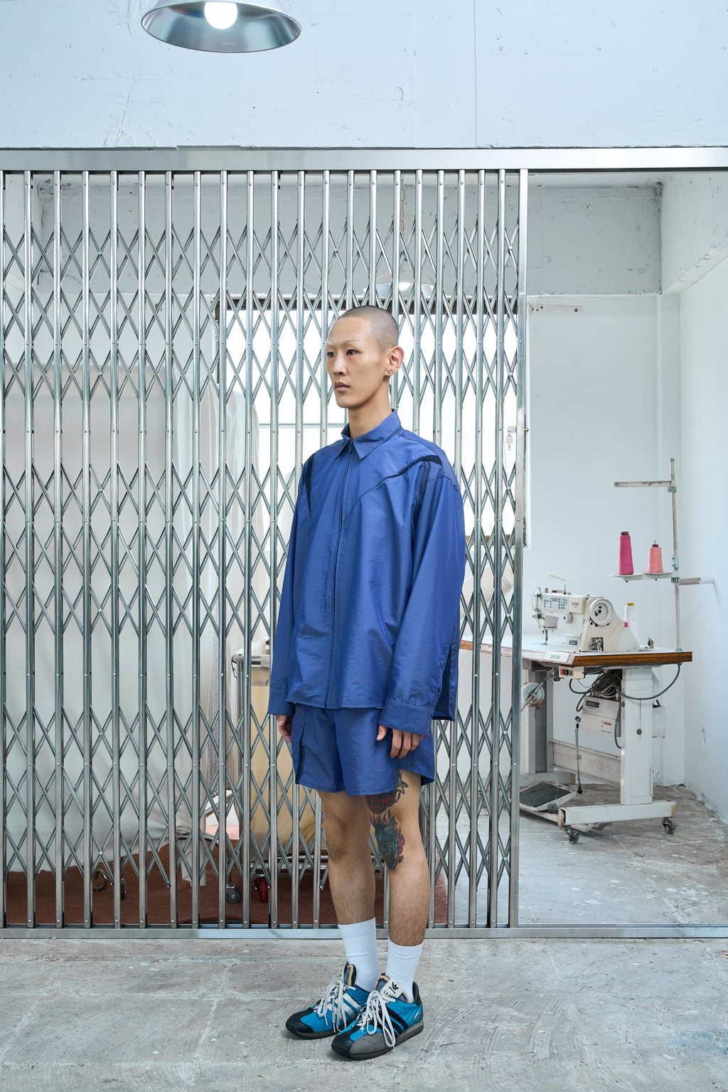 UL Nylon Shirts 05 Blue