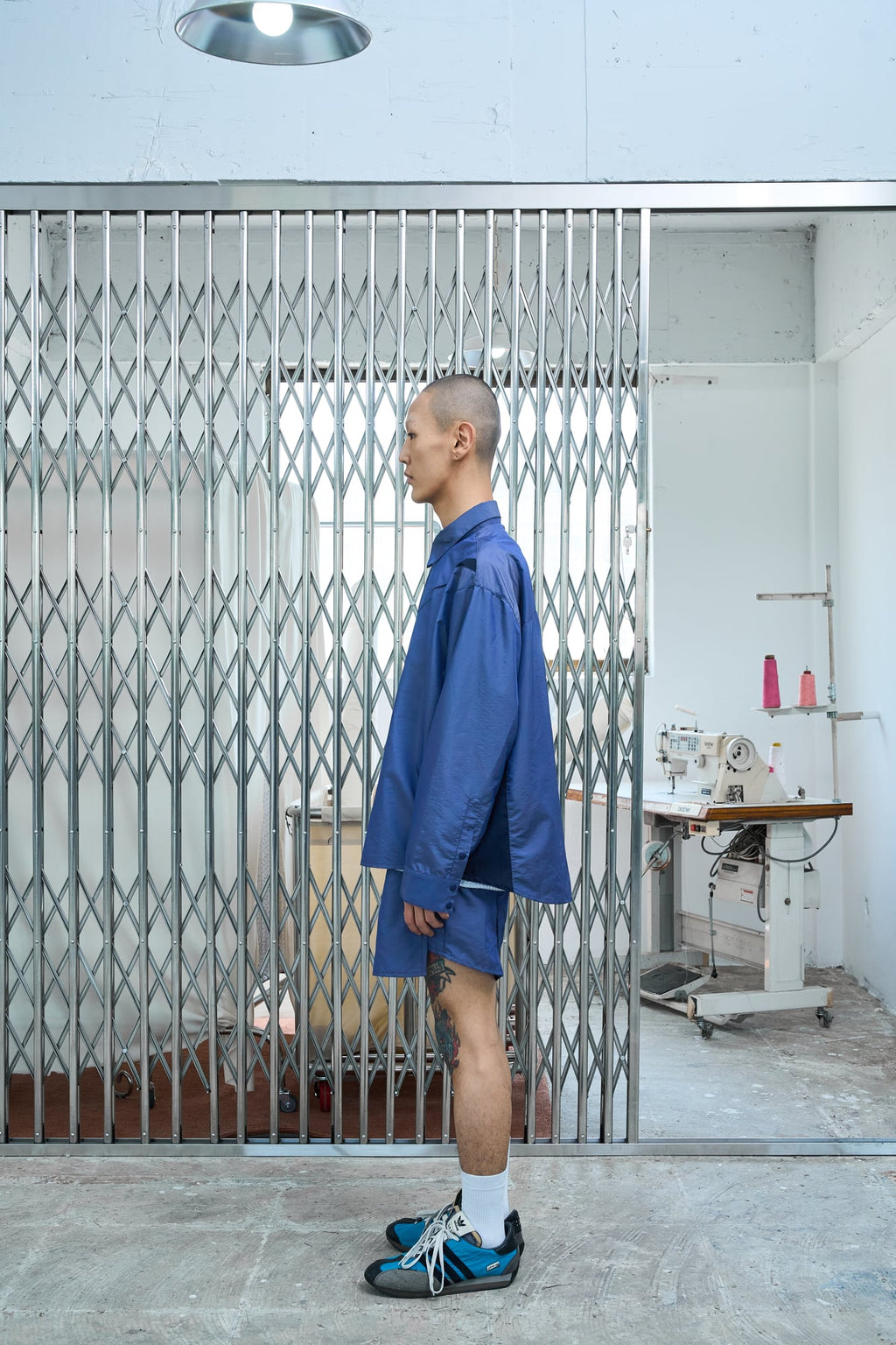UL Nylon Shirts 05 Blue
