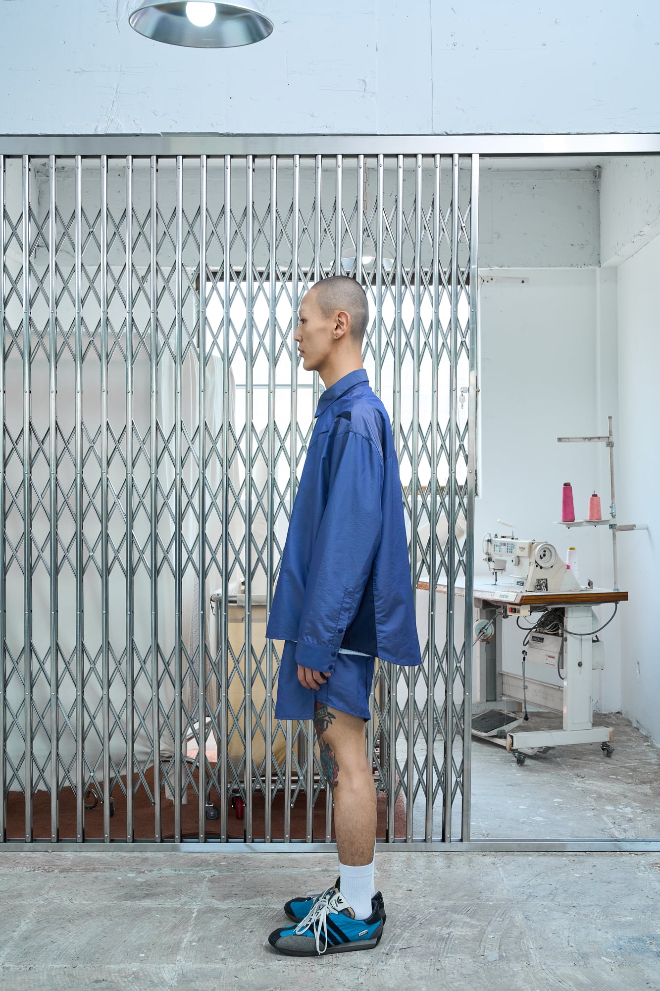 UL Nylon Shirts 05 Blue