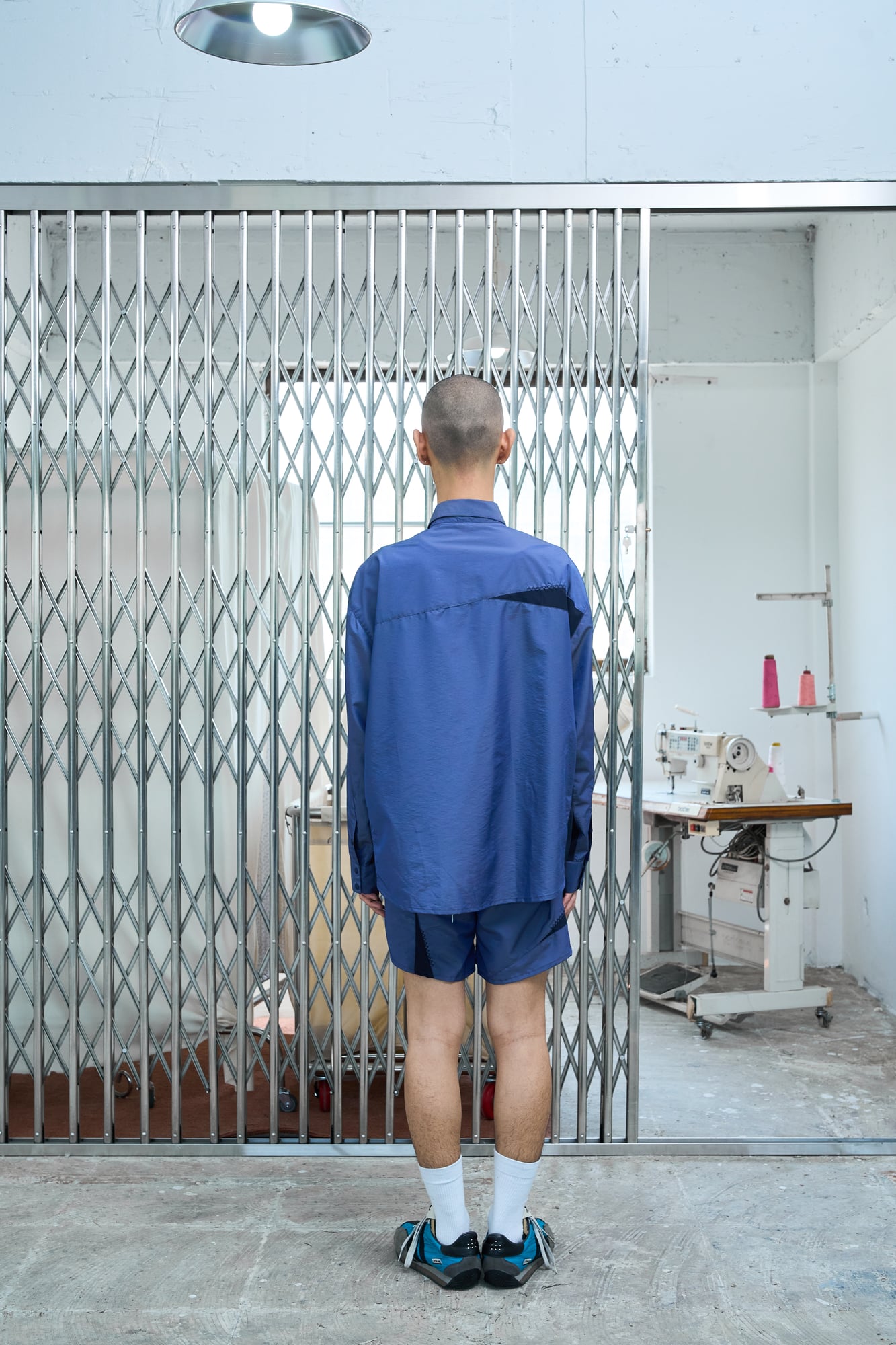 UL Nylon Shirts 05 Blue