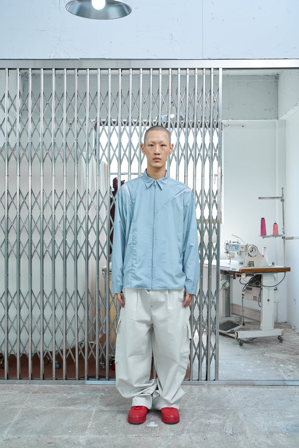 UL Nylon Shirts 05 Light Grey