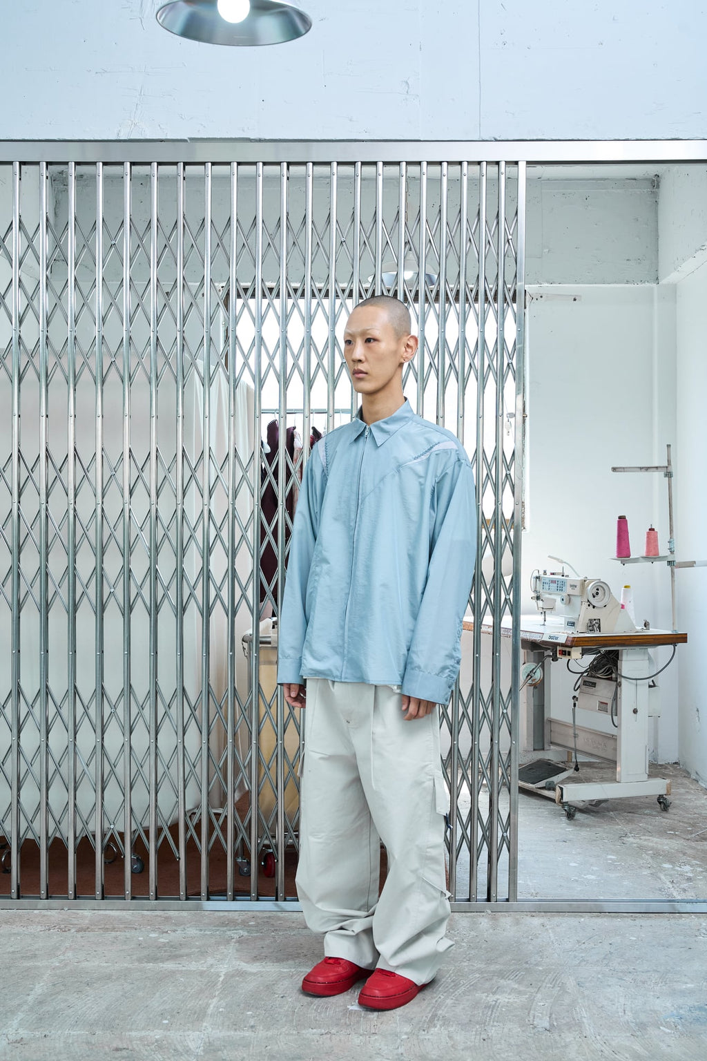 UL Nylon Shirts 05 Light Grey