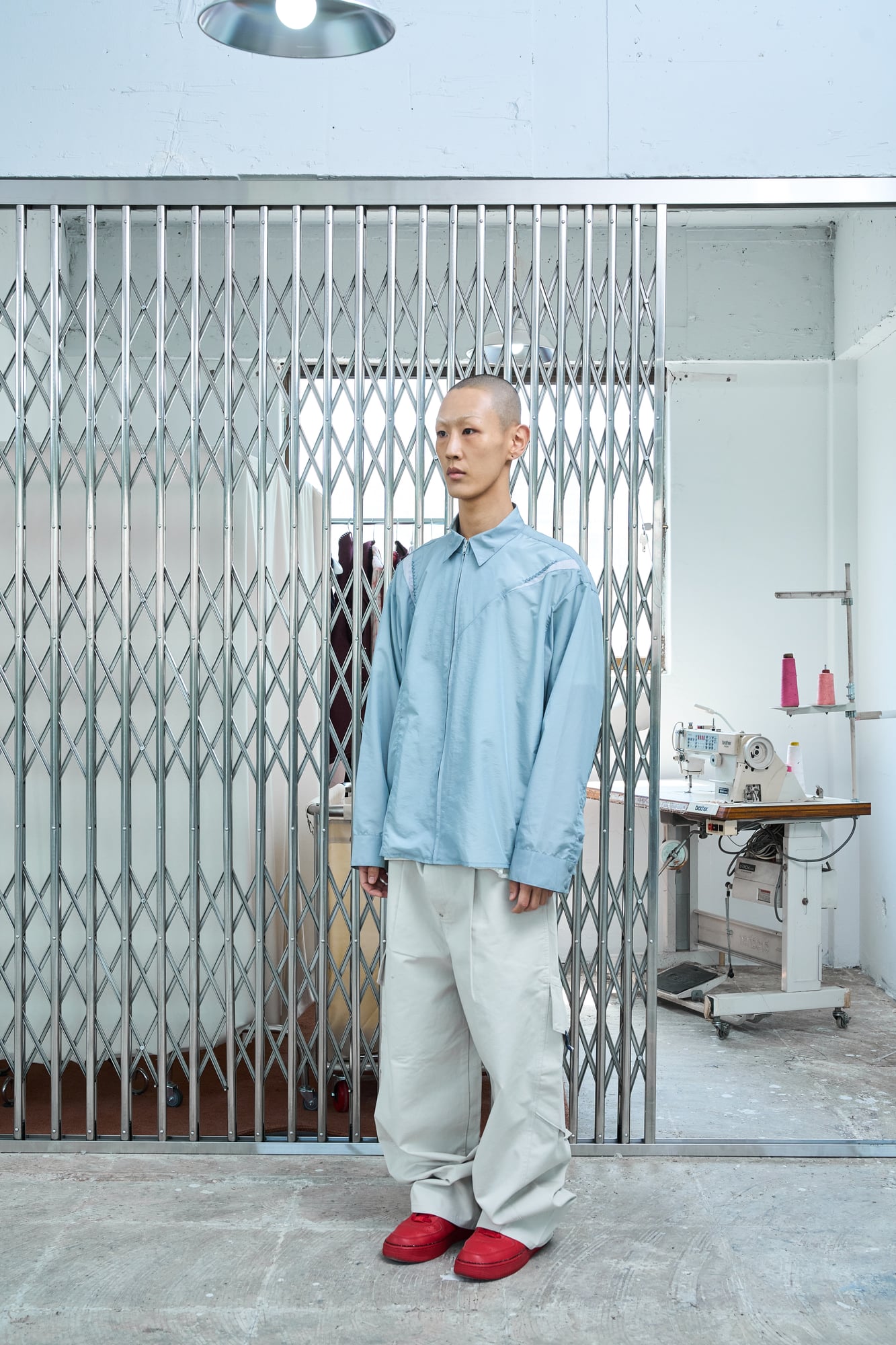 UL Nylon Shirts 05 Light Grey