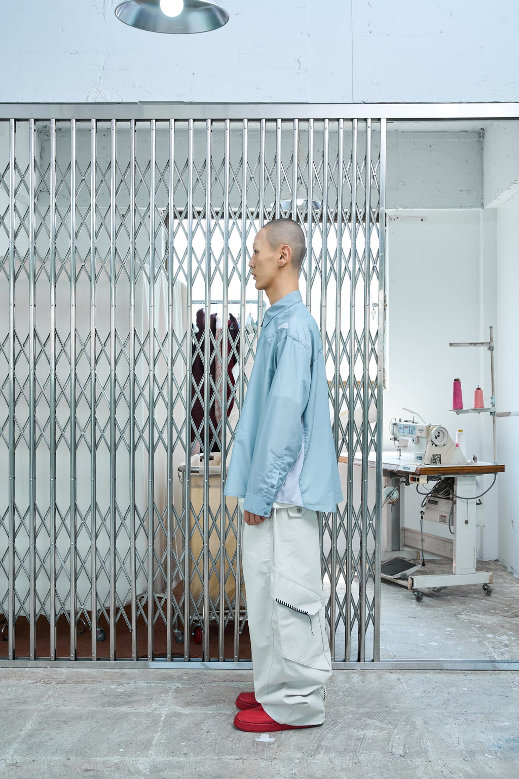 UL Nylon Shirts 05 Light Grey