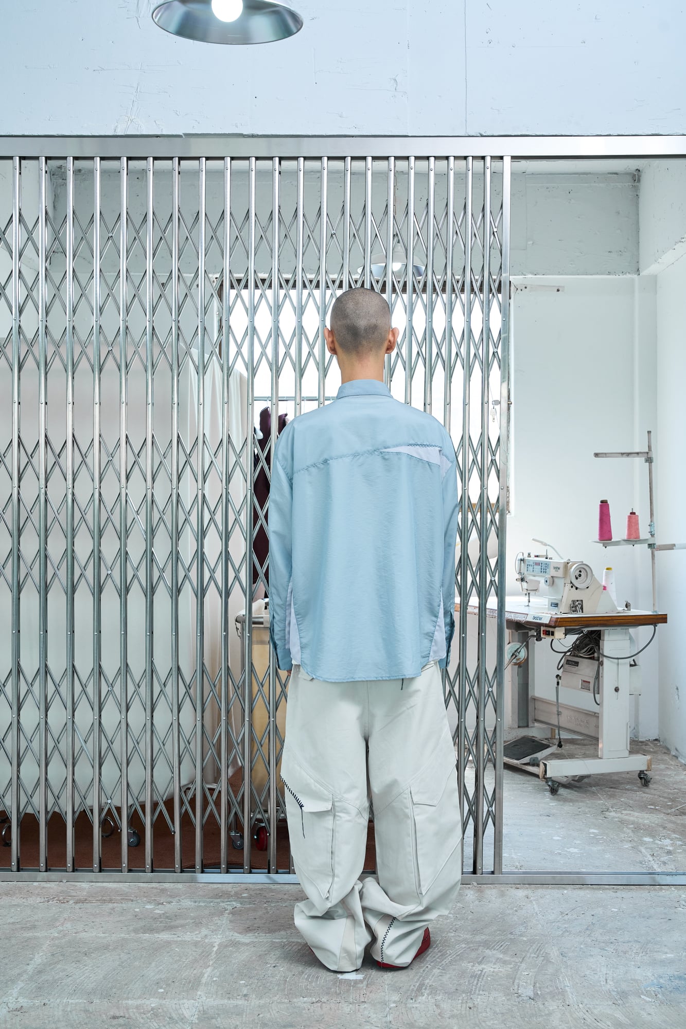 UL Nylon Shirts 05 Light Grey