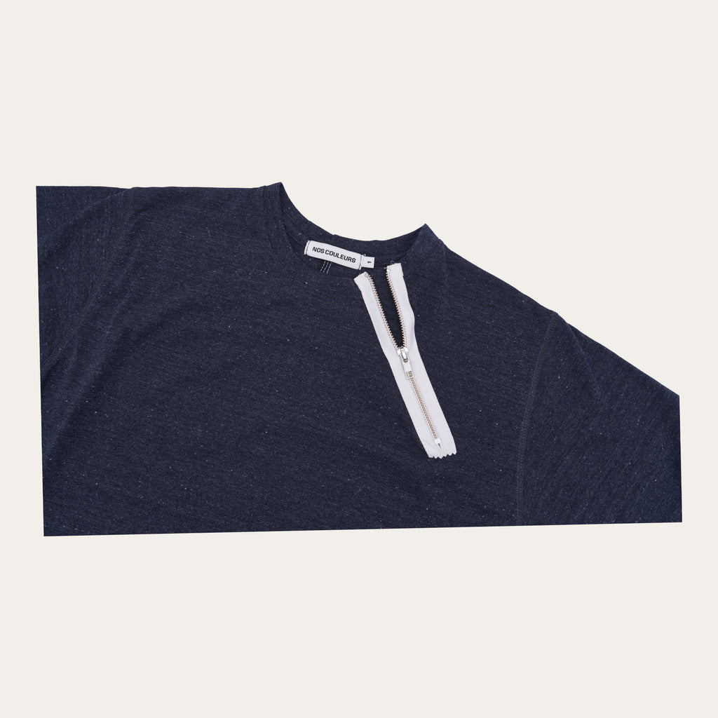 UL Zip T-Shirt 05 Navy