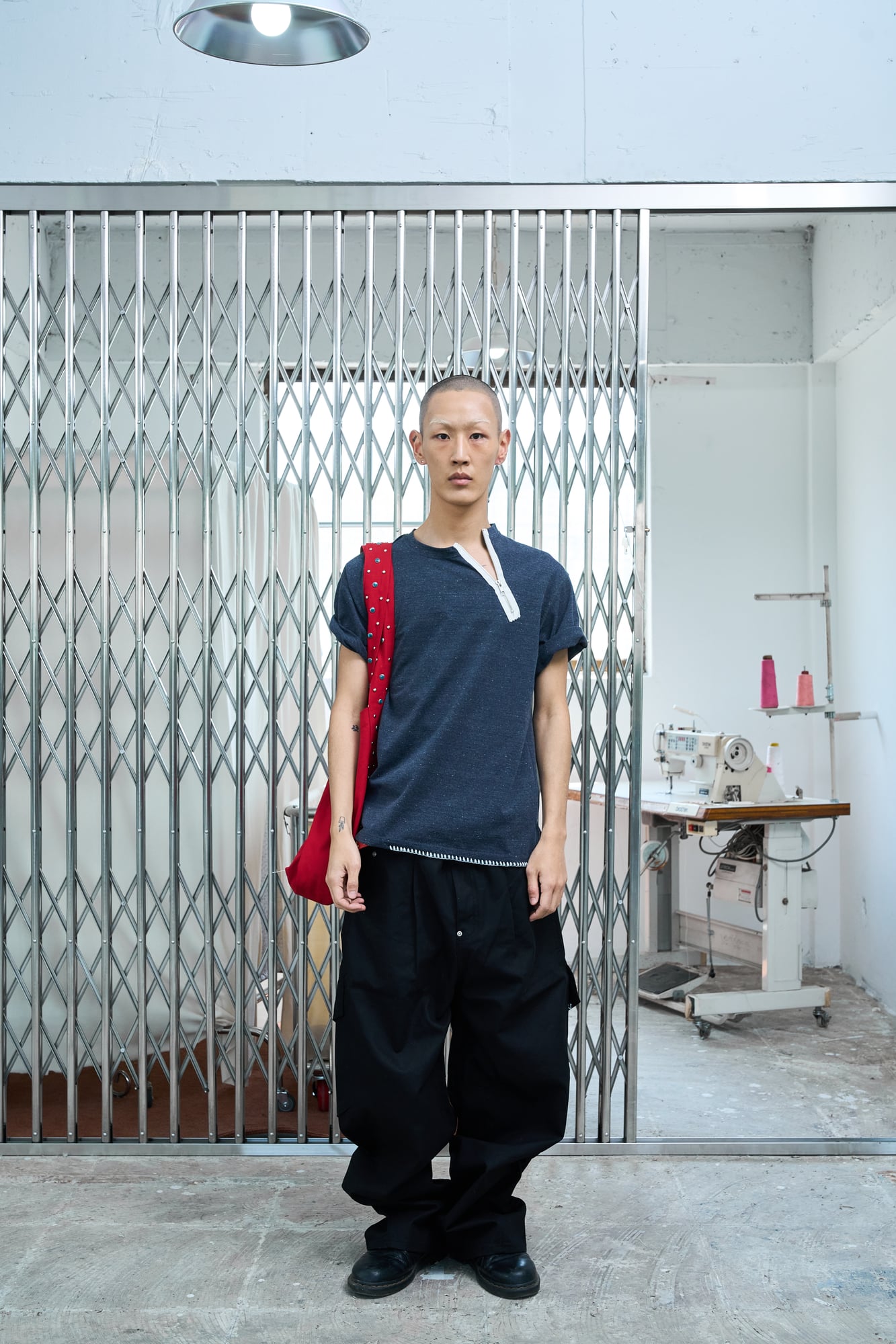 UL Zip T-Shirt 05 Navy